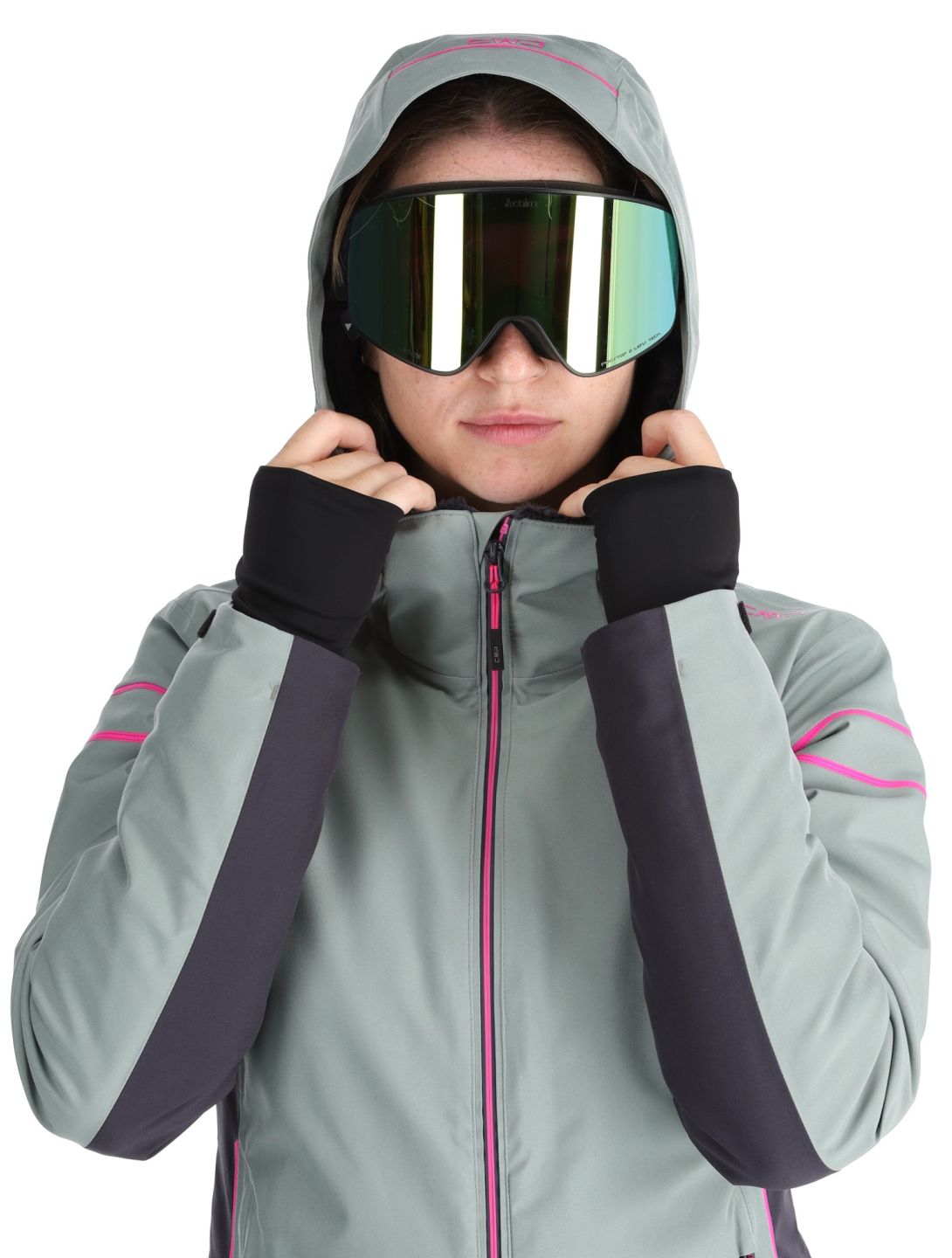 CMP, 34W4516 ski-jas dames Mineral groen 