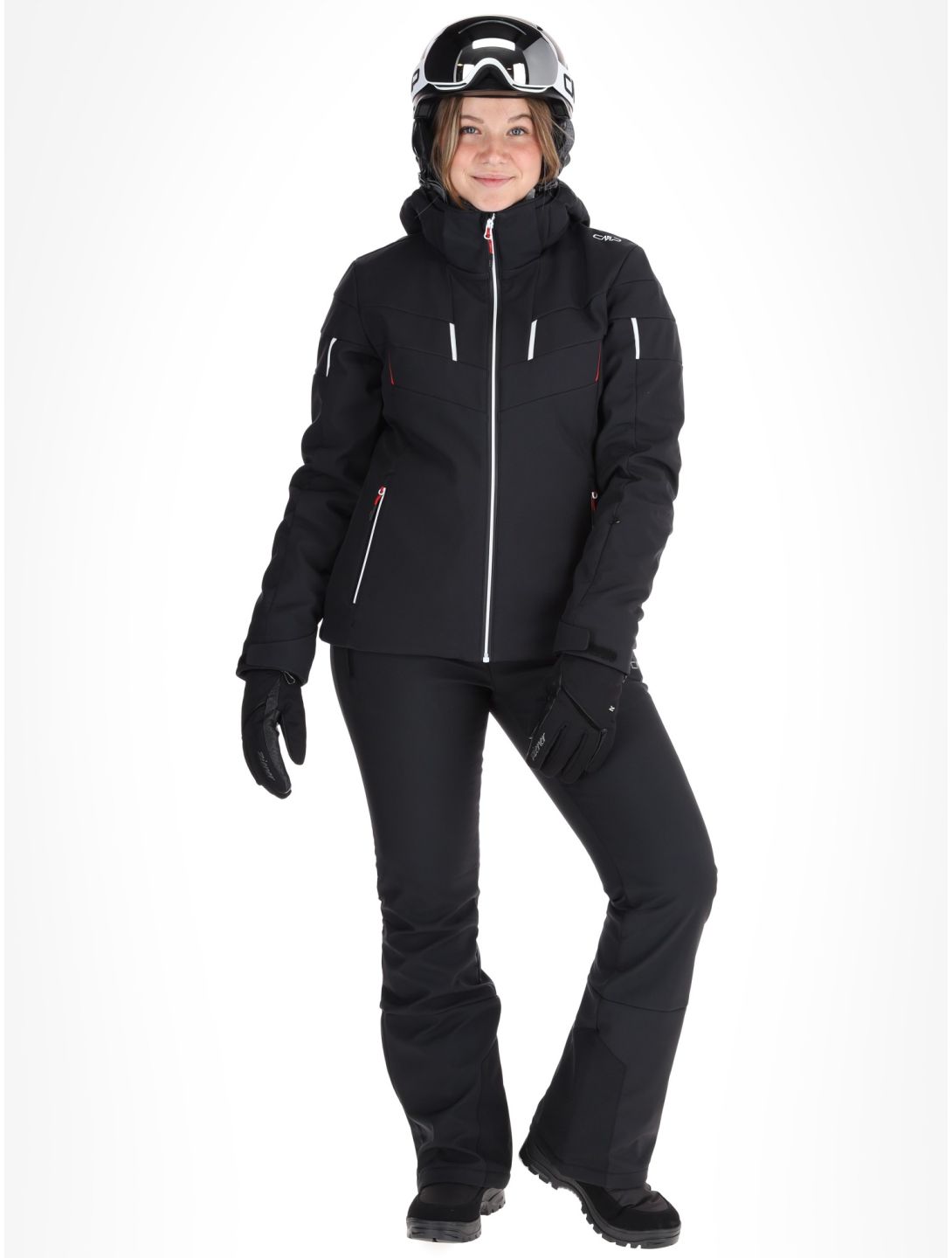 CMP, 34W4536 ski-jas dames Black zwart 