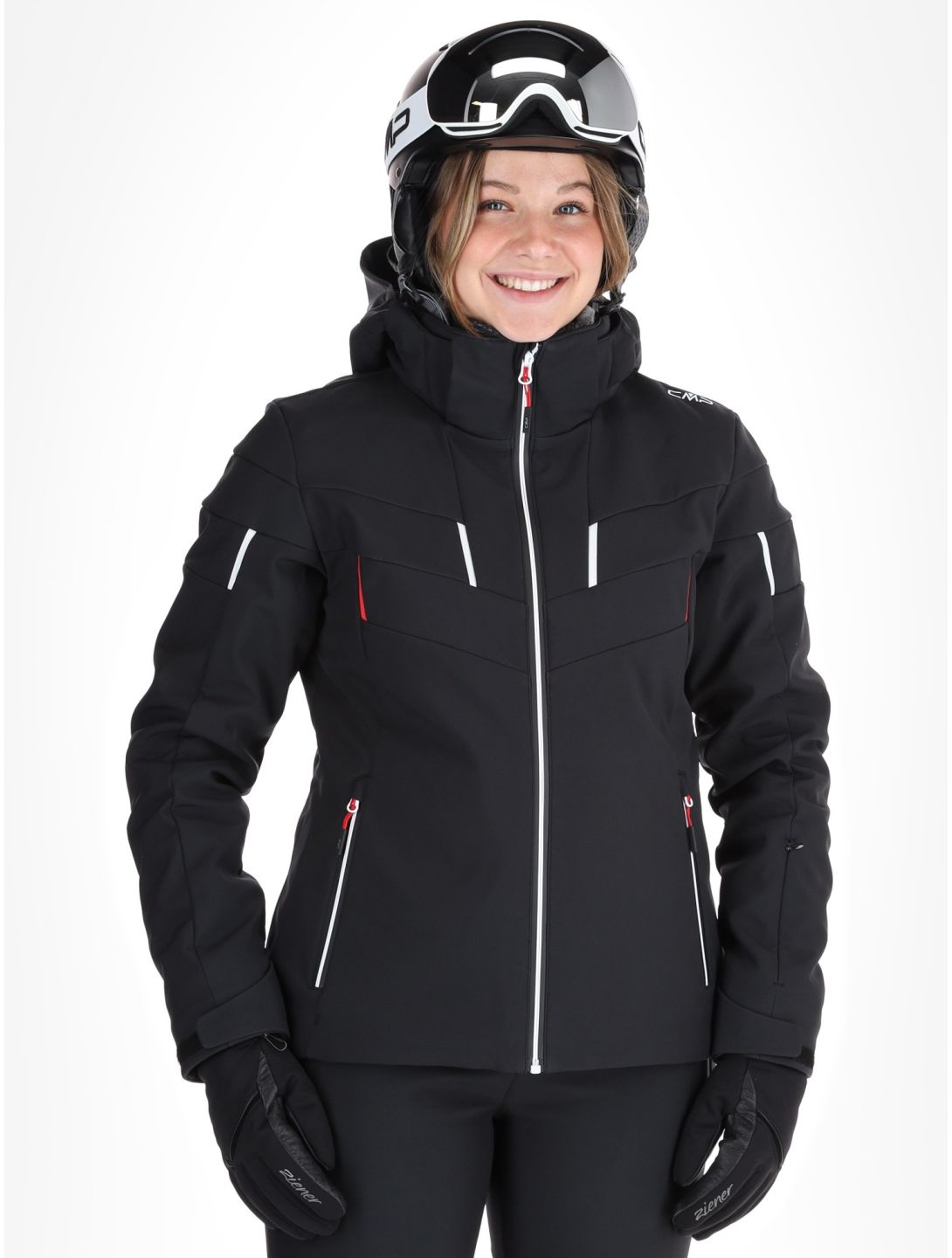 CMP, 34W4536 ski-jas dames Black zwart 