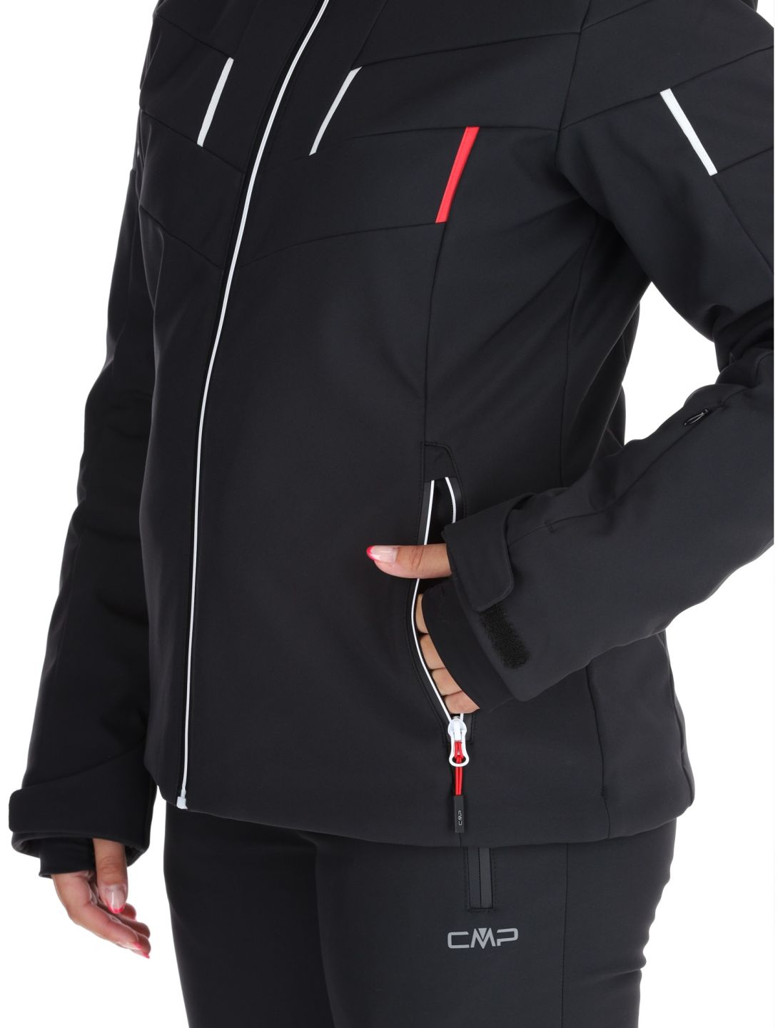 CMP, 34W4536 ski-jas dames Black zwart 