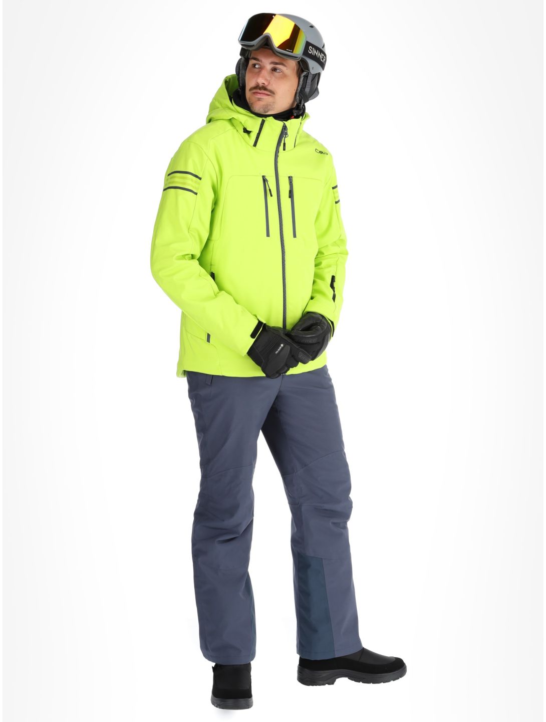 CMP, 34W4647 ski-jas heren Acid groen 