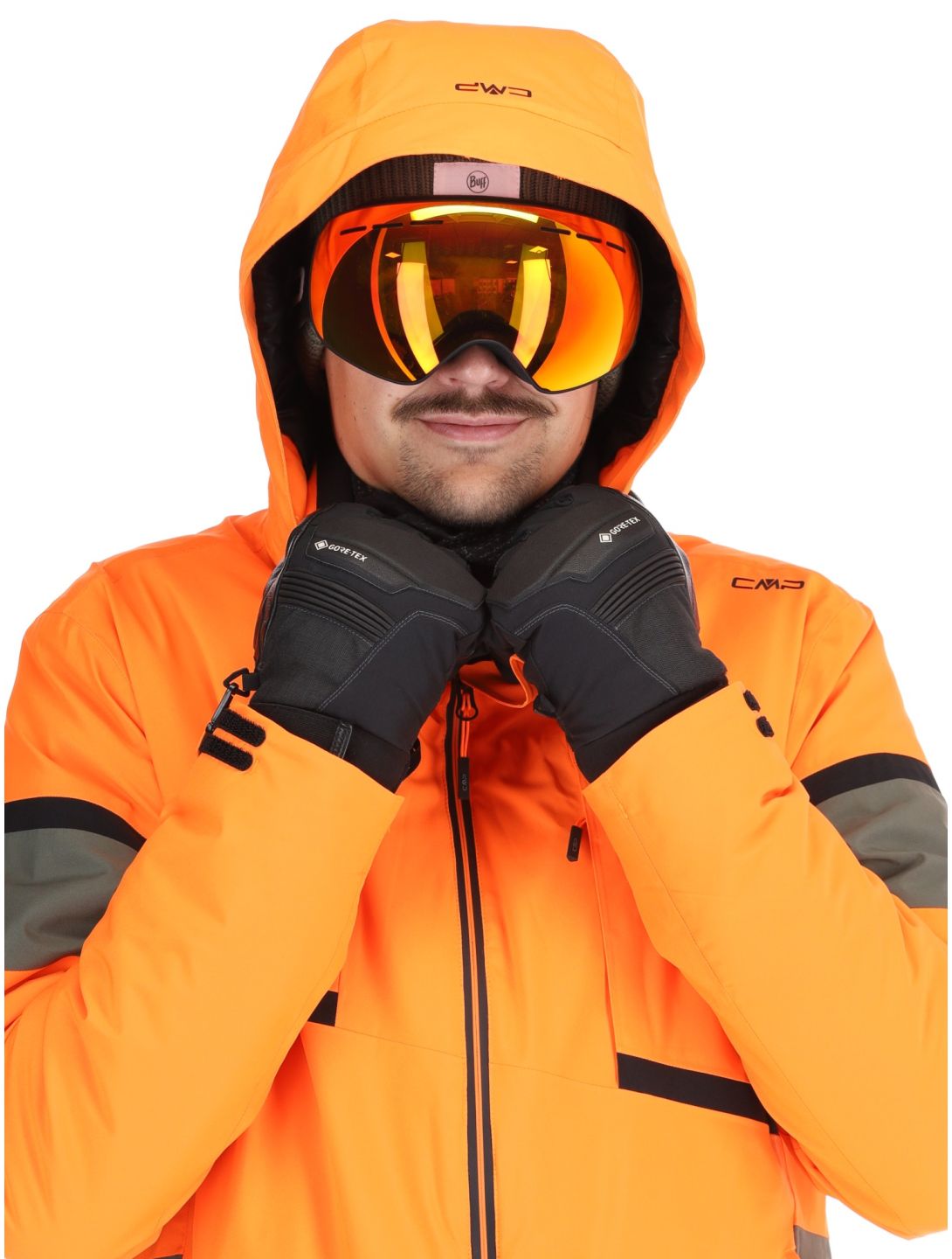 CMP, 34W4677 ski-jas heren Fanta Fluo oranje 