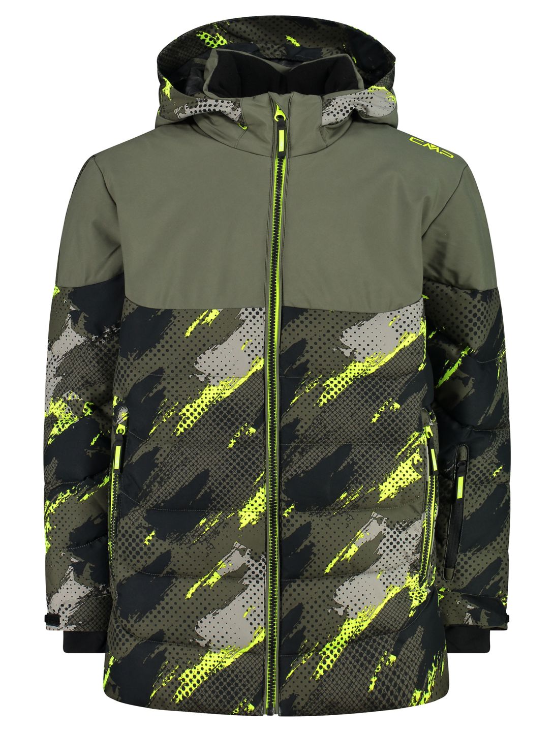 CMP, 34W4994P ski-jas kinderen Olive / Black groen, zwart 