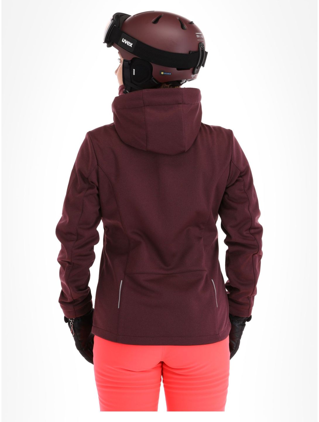 CMP, 39A5006M softshell ski-jas dames Burgundy Mel. bordeaux 