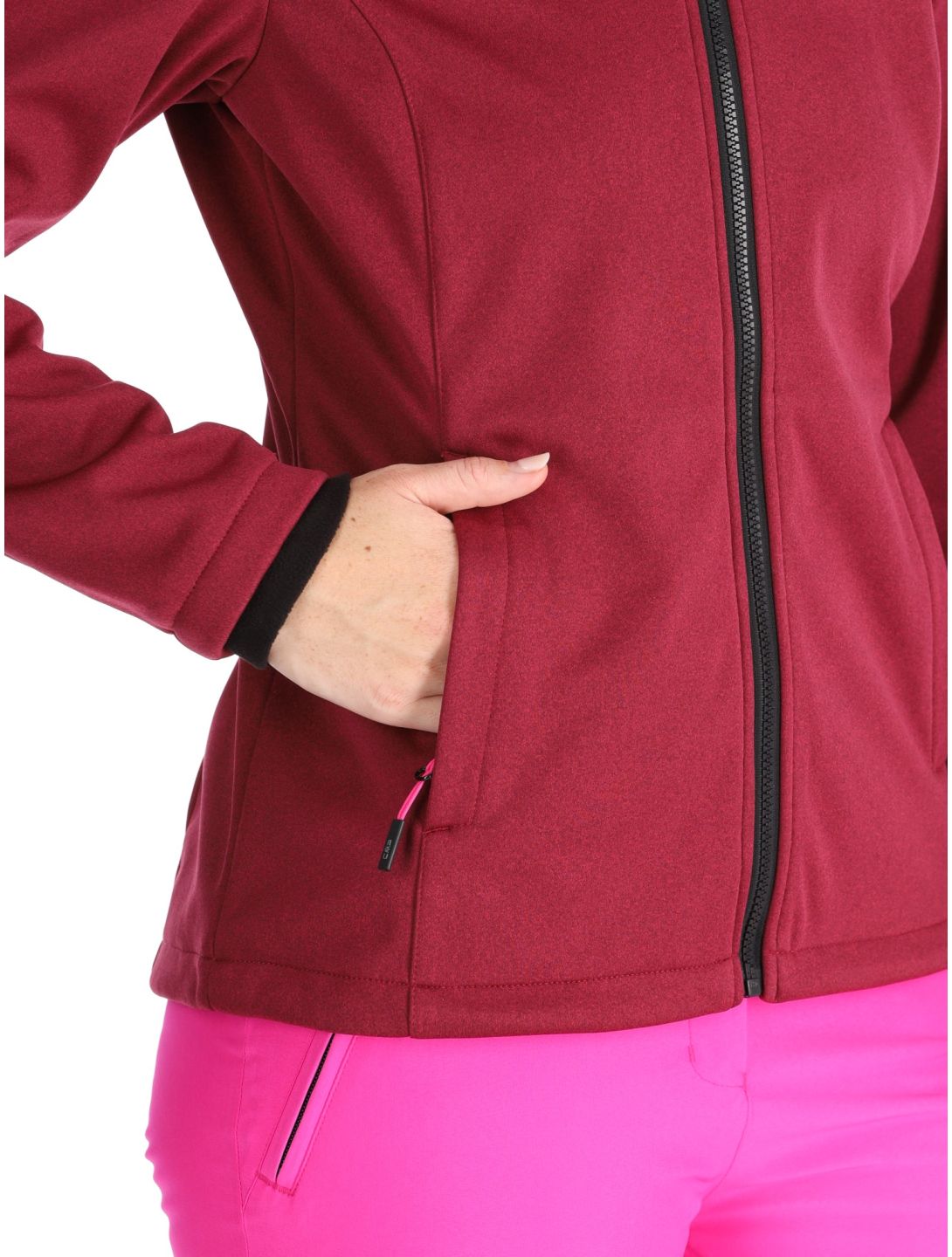 CMP, 39A5006M softshell ski-jas dames Anemone Melange / Festival rood 