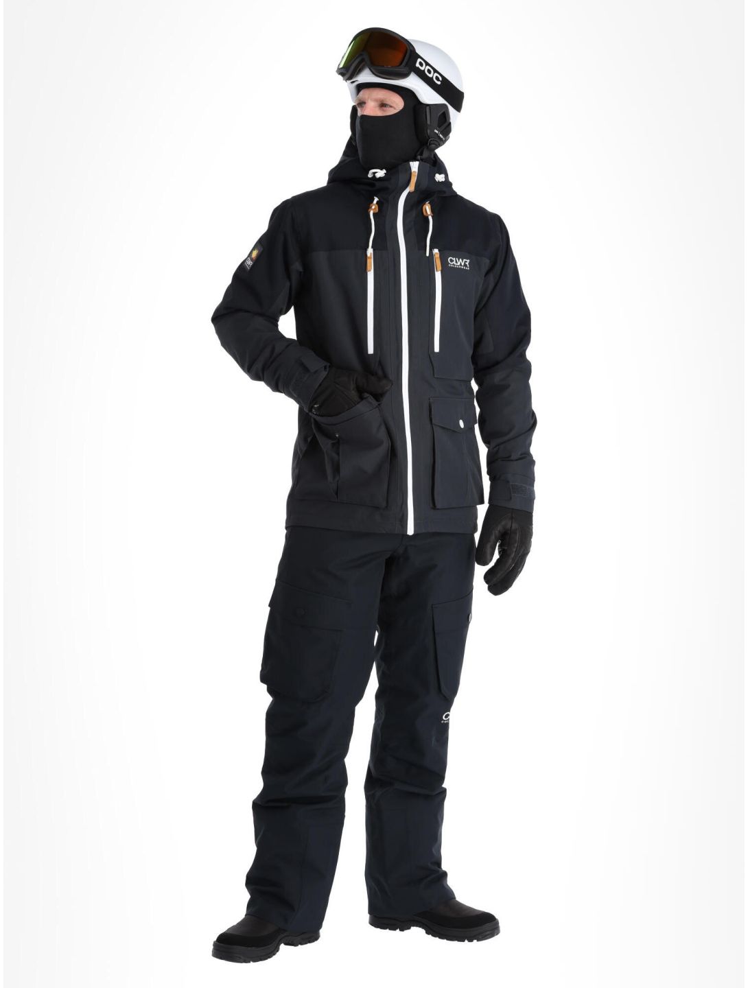 ColourWear, Falk J ski-jas heren Antracithe grijs, zwart 