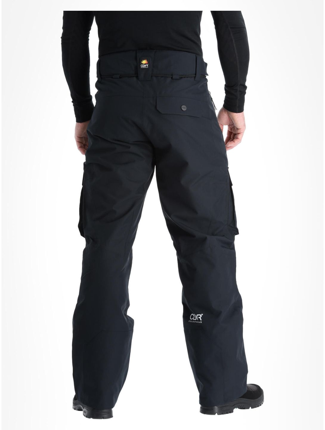 ColourWear, Flight skibroek BIB model heren Black zwart 