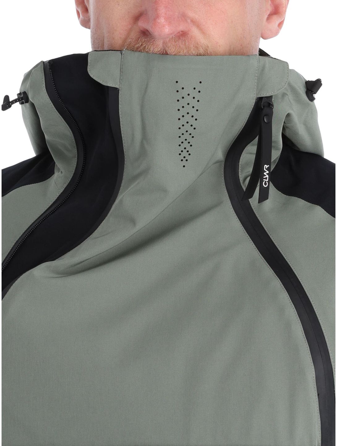 ColourWear, Foil ski-jas heren Grey Green groen 