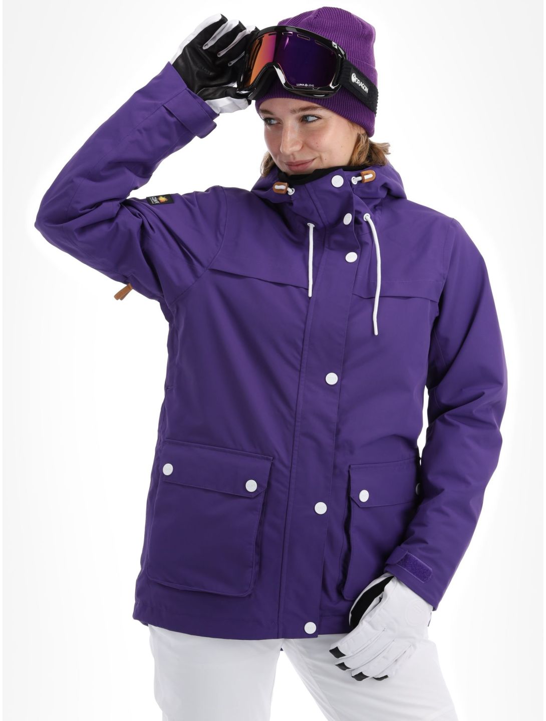 ColourWear, Ida ski-jas dames Purple paars 