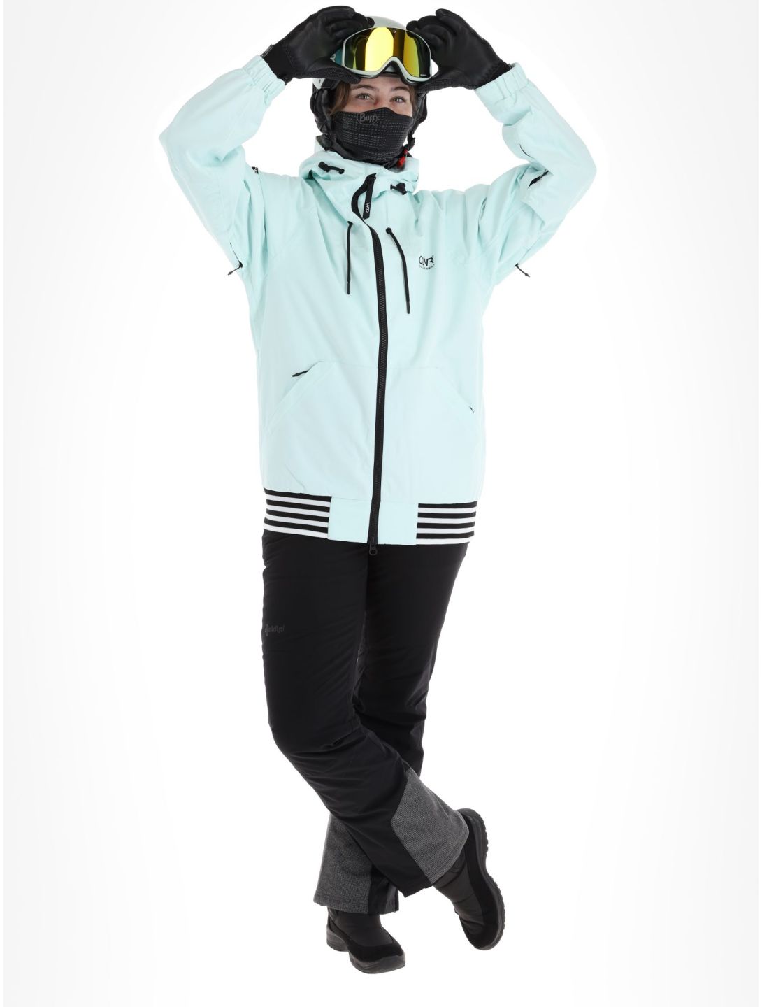 ColourWear, Leuge ski-jas dames Light Turquoise turquoise 