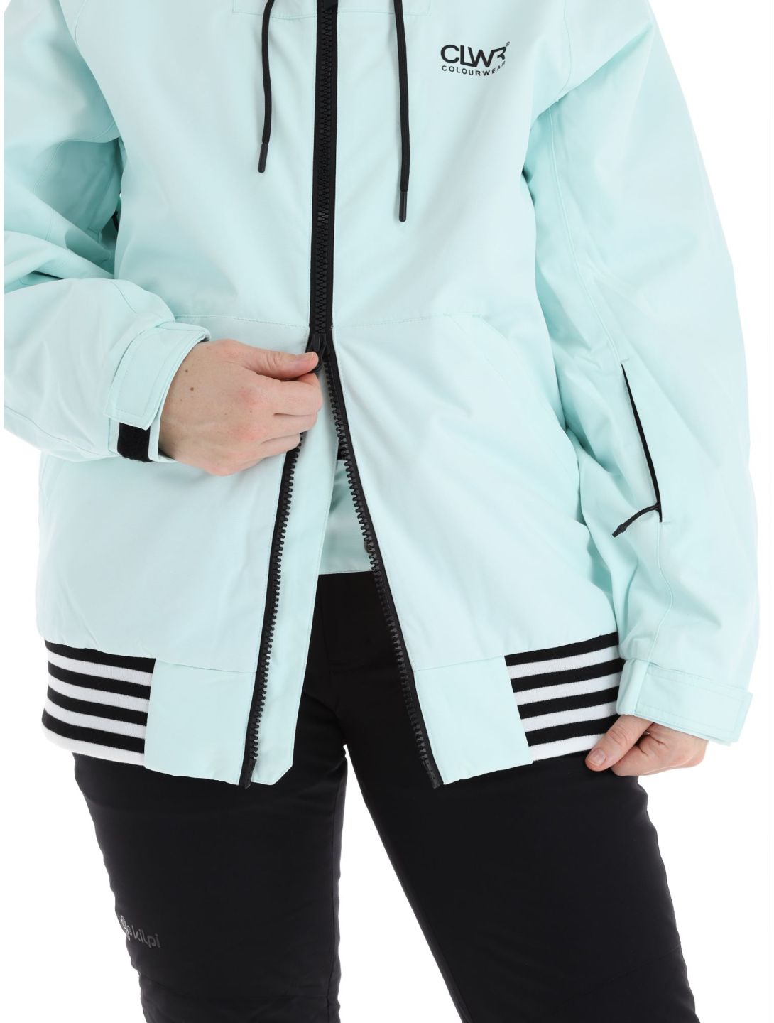 ColourWear, Leuge ski-jas dames Light Turquoise turquoise 