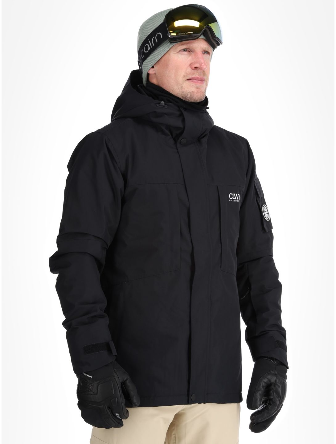 ColourWear, M Eagle ski-jas heren Black zwart 