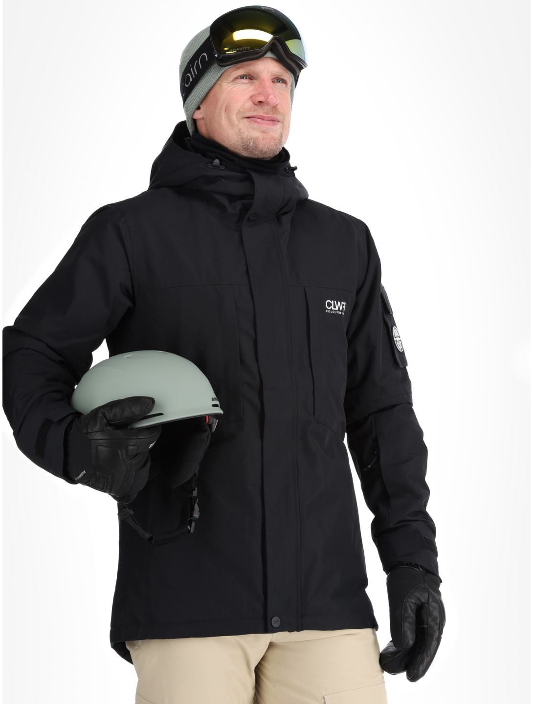 ColourWear, M Eagle ski-jas heren Black zwart 