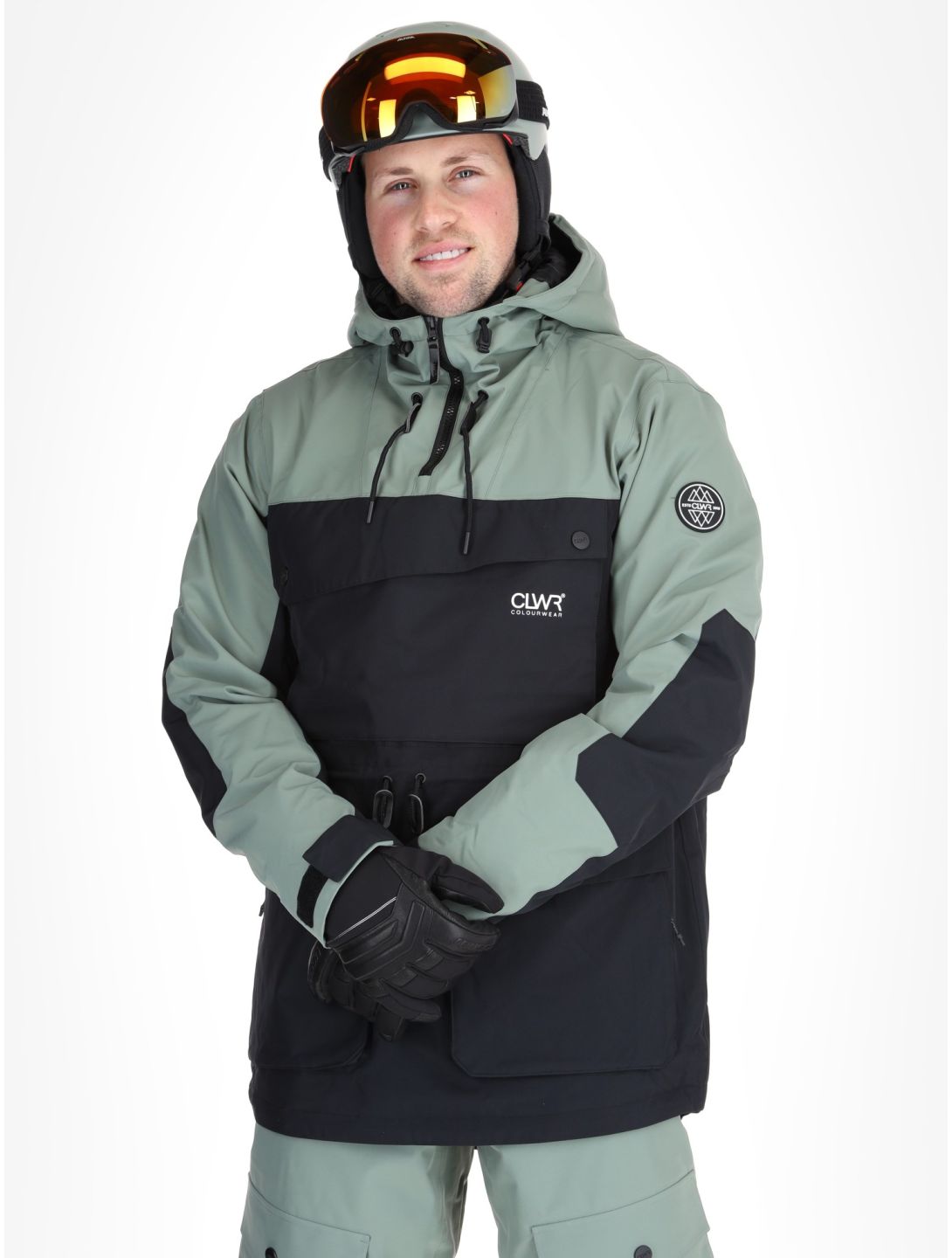 ColourWear, M Essential winter anorak heren Dark Sage groen 