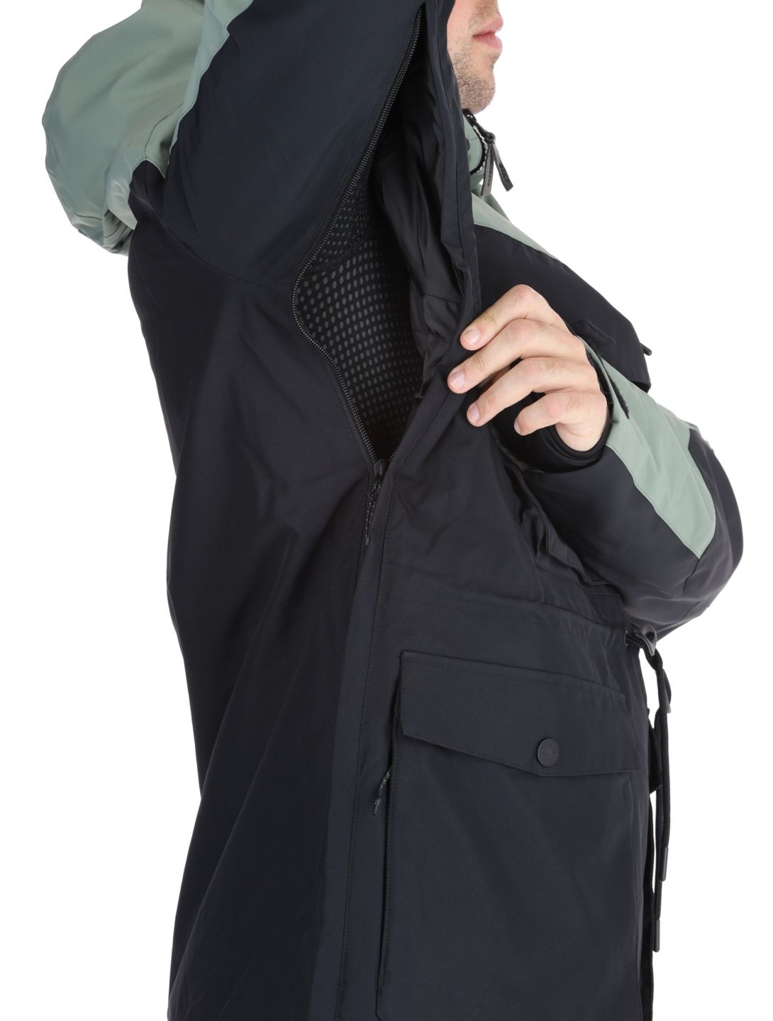 ColourWear, M Essential winter anorak heren Dark Sage groen 