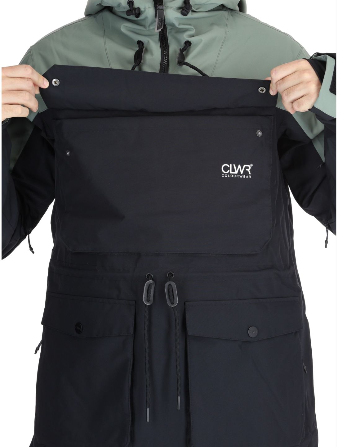 ColourWear, M Essential winter anorak heren Dark Sage groen 