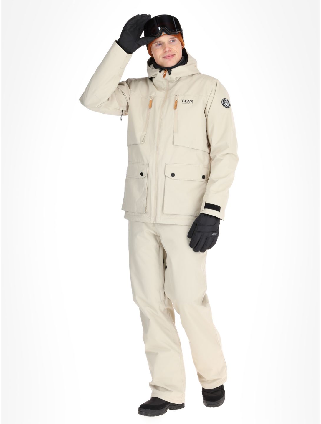 ColourWear, M Falk 2.0 ski-jas heren Sand beige 