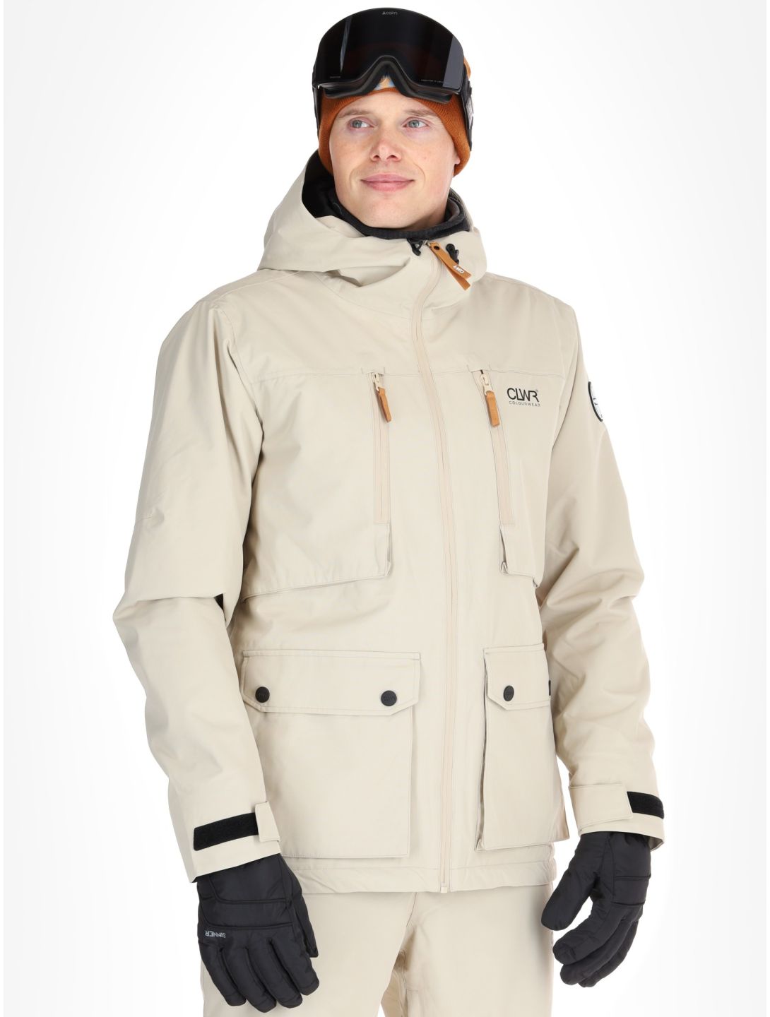 ColourWear, M Falk 2.0 ski-jas heren Sand beige 