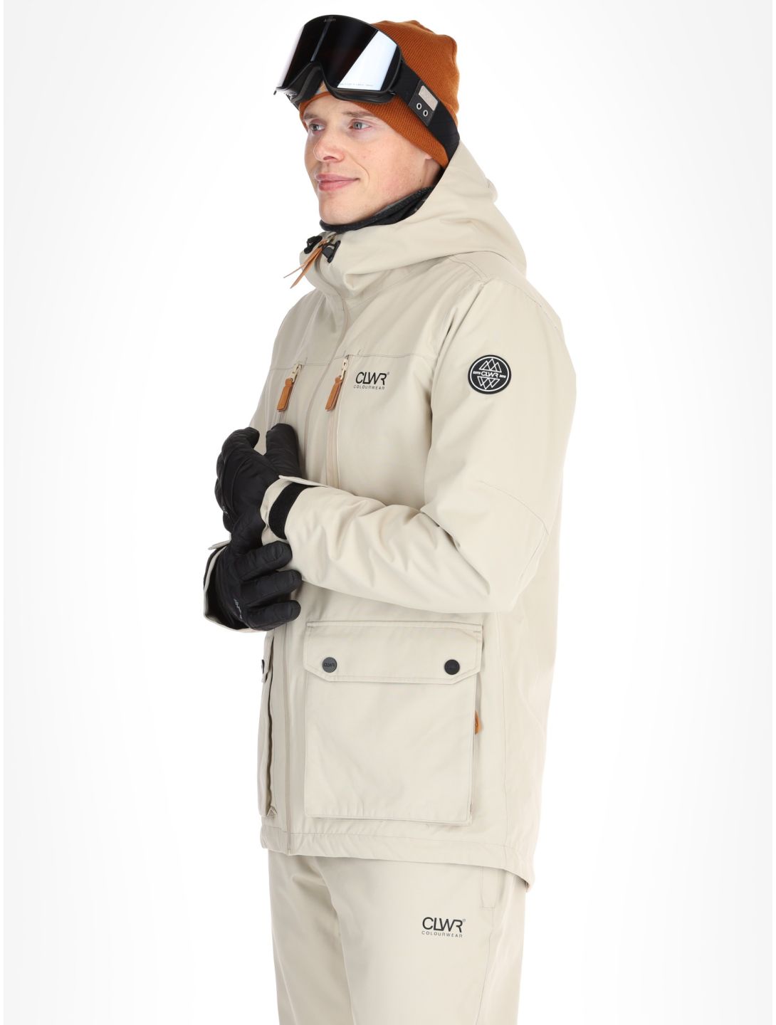 ColourWear, M Falk 2.0 ski-jas heren Sand beige 