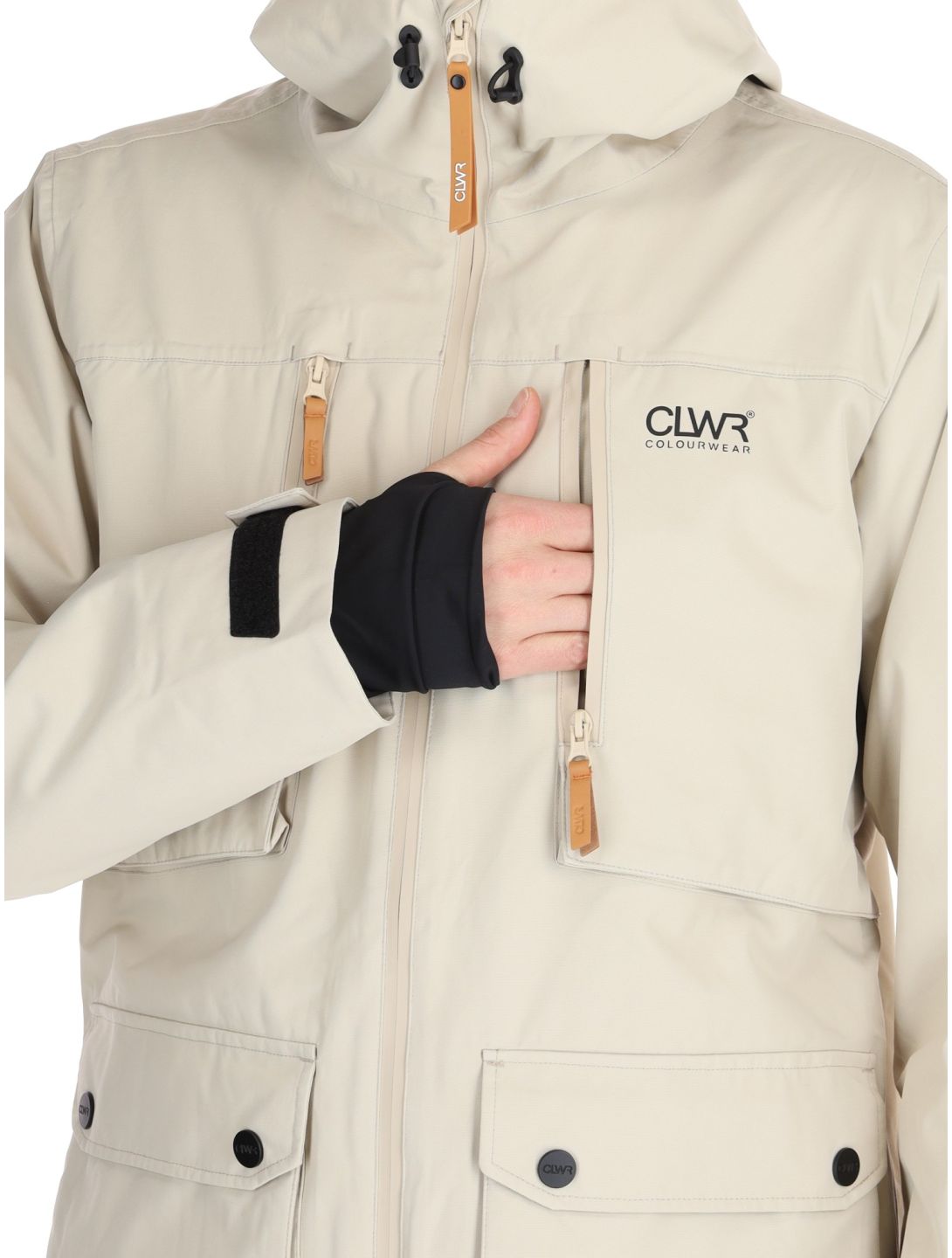 ColourWear, M Falk 2.0 ski-jas heren Sand beige 