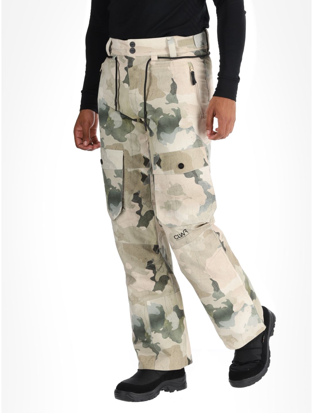 ColourWear, M Flight BA Skibroek Gevoerd heren Water Camo Beige 