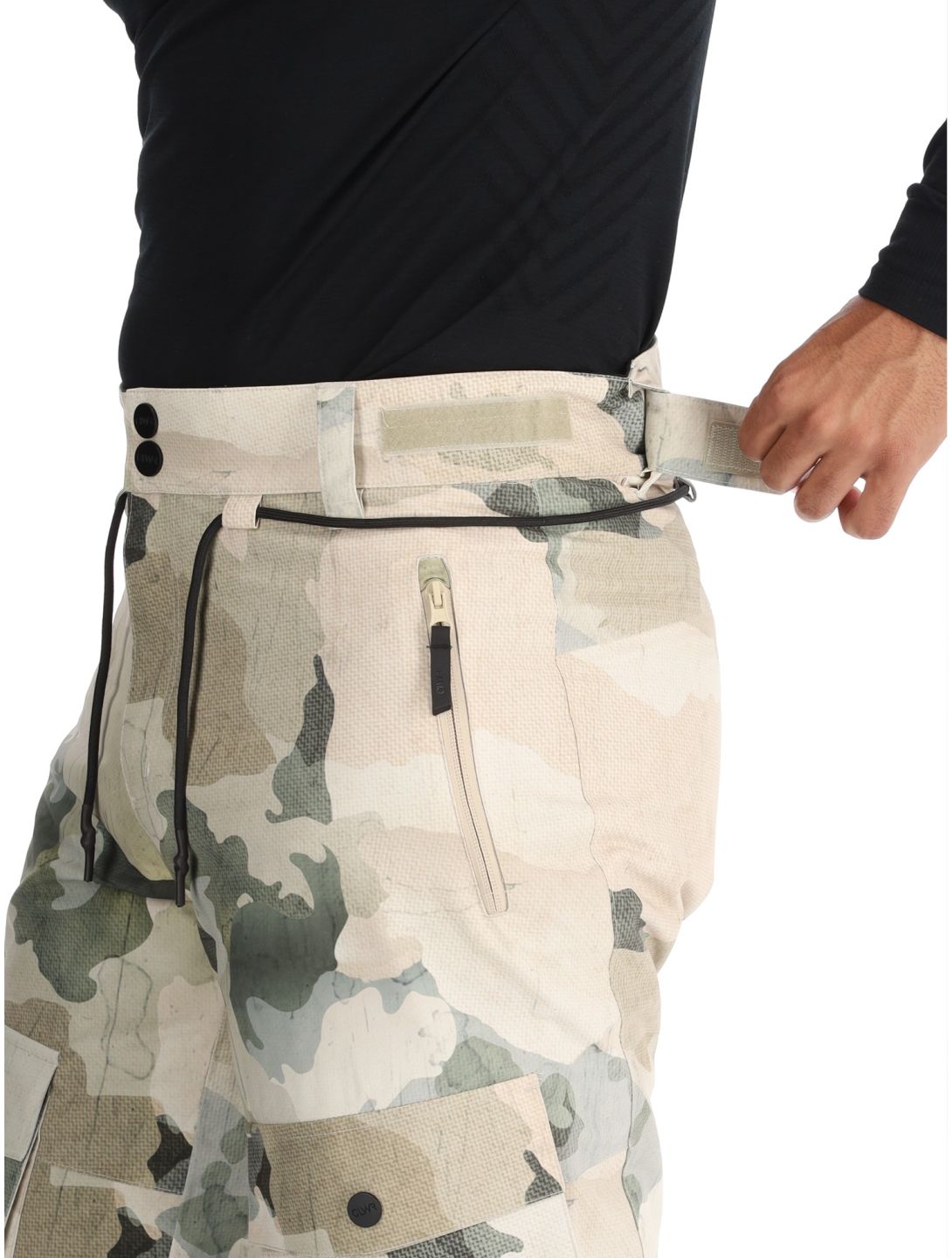 ColourWear, M Flight BA Skibroek Gevoerd heren Water Camo Beige 