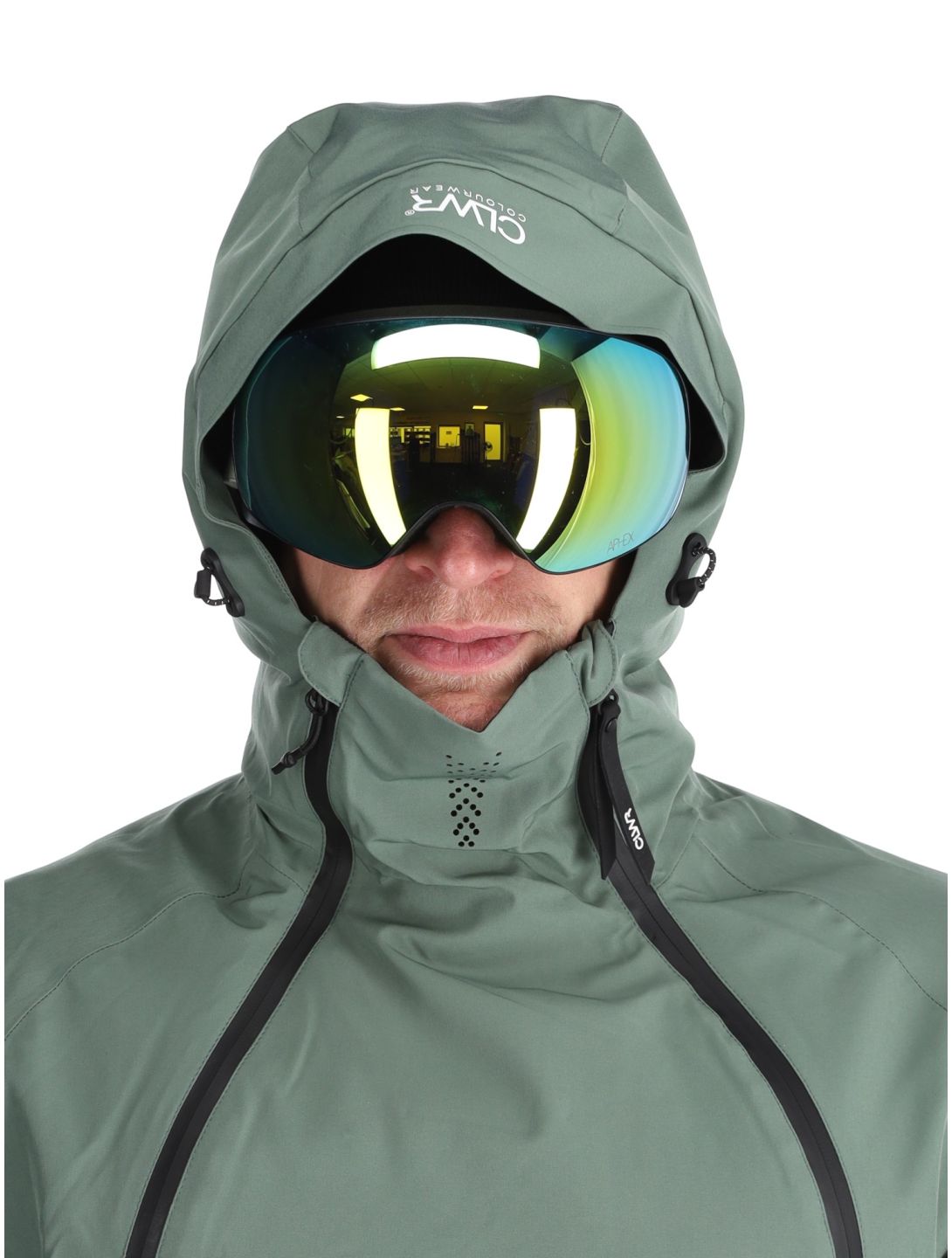 ColourWear, M Foil Anorak ski-jas heren Dark Sage groen 