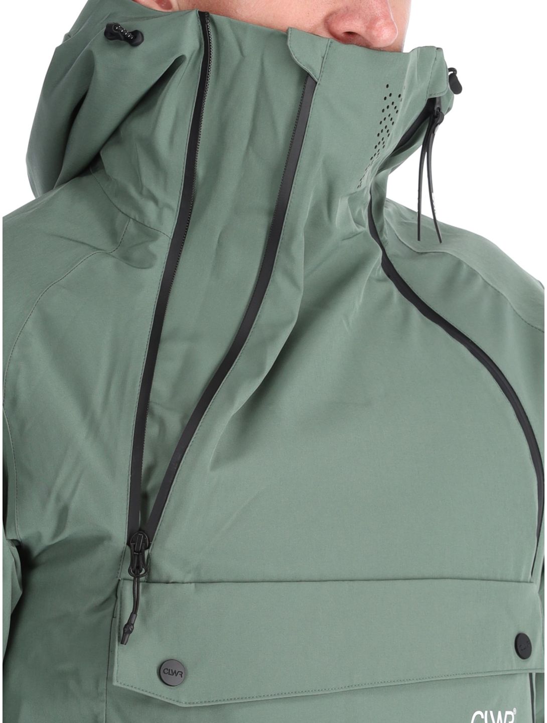 ColourWear, M Foil Anorak ski-jas heren Dark Sage groen 