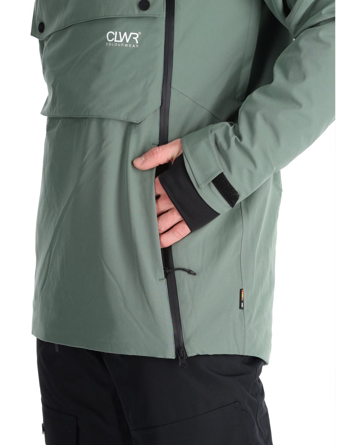 ColourWear, M Foil Anorak ski-jas heren Dark Sage groen 