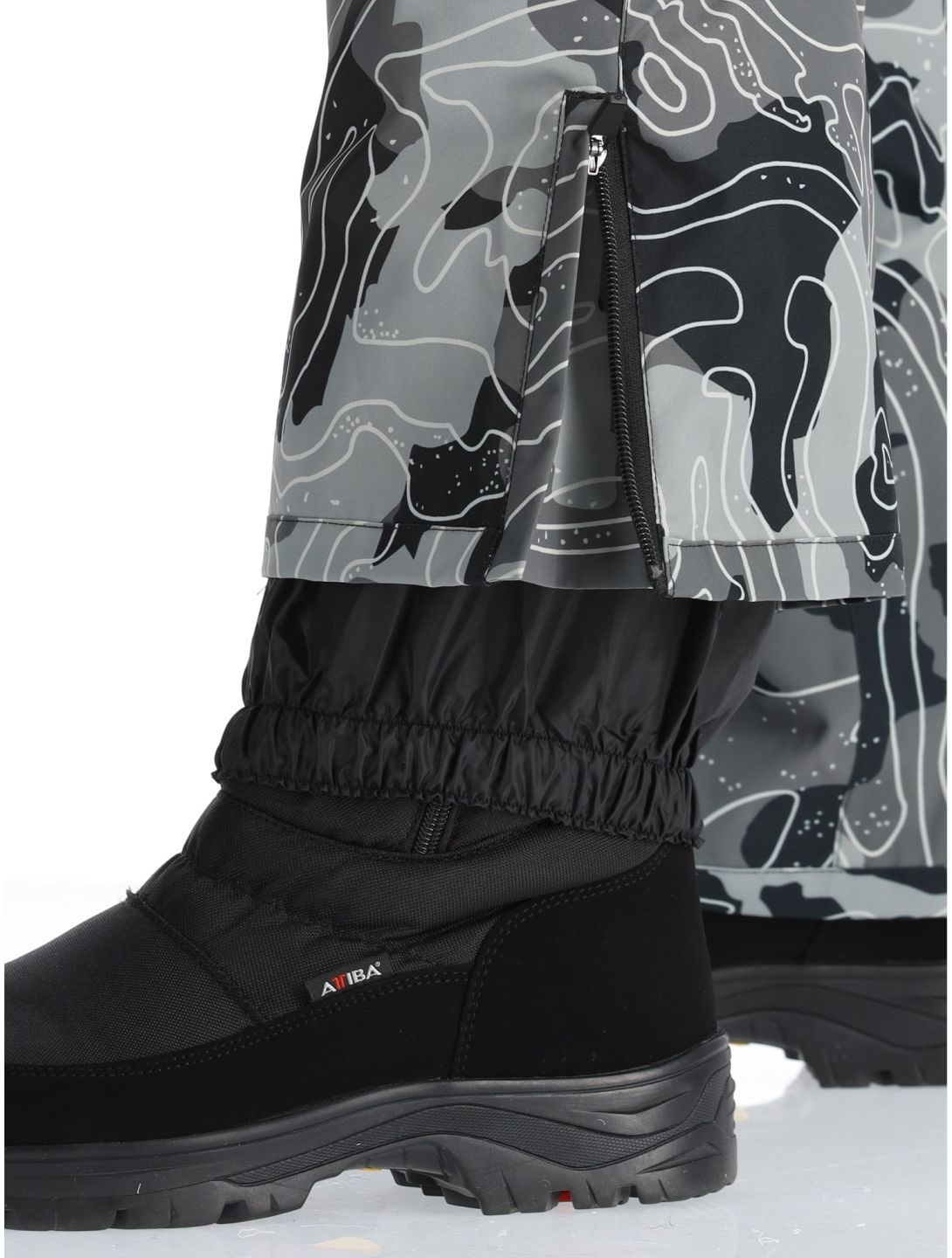 ColourWear, M Sharp skibroek heren Black Map grijs, zwart 