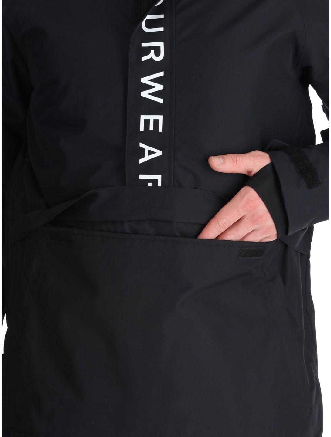 ColourWear, M Signature AF Anorak heren Black Zwart 