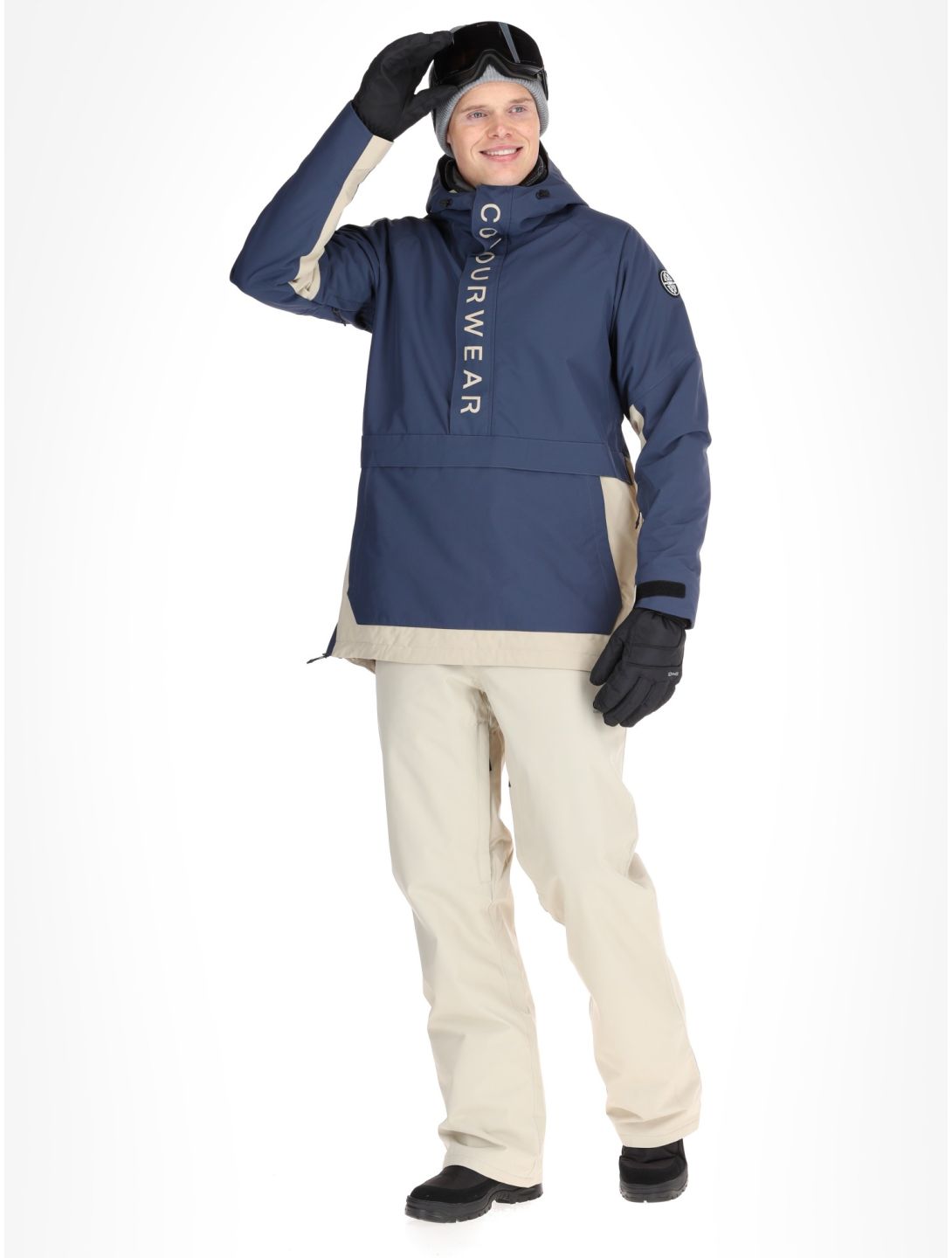 ColourWear, M Signature winter anorak heren Navy blauw 