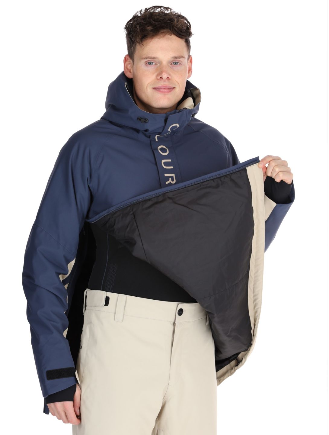 ColourWear, M Signature winter anorak heren Navy blauw 