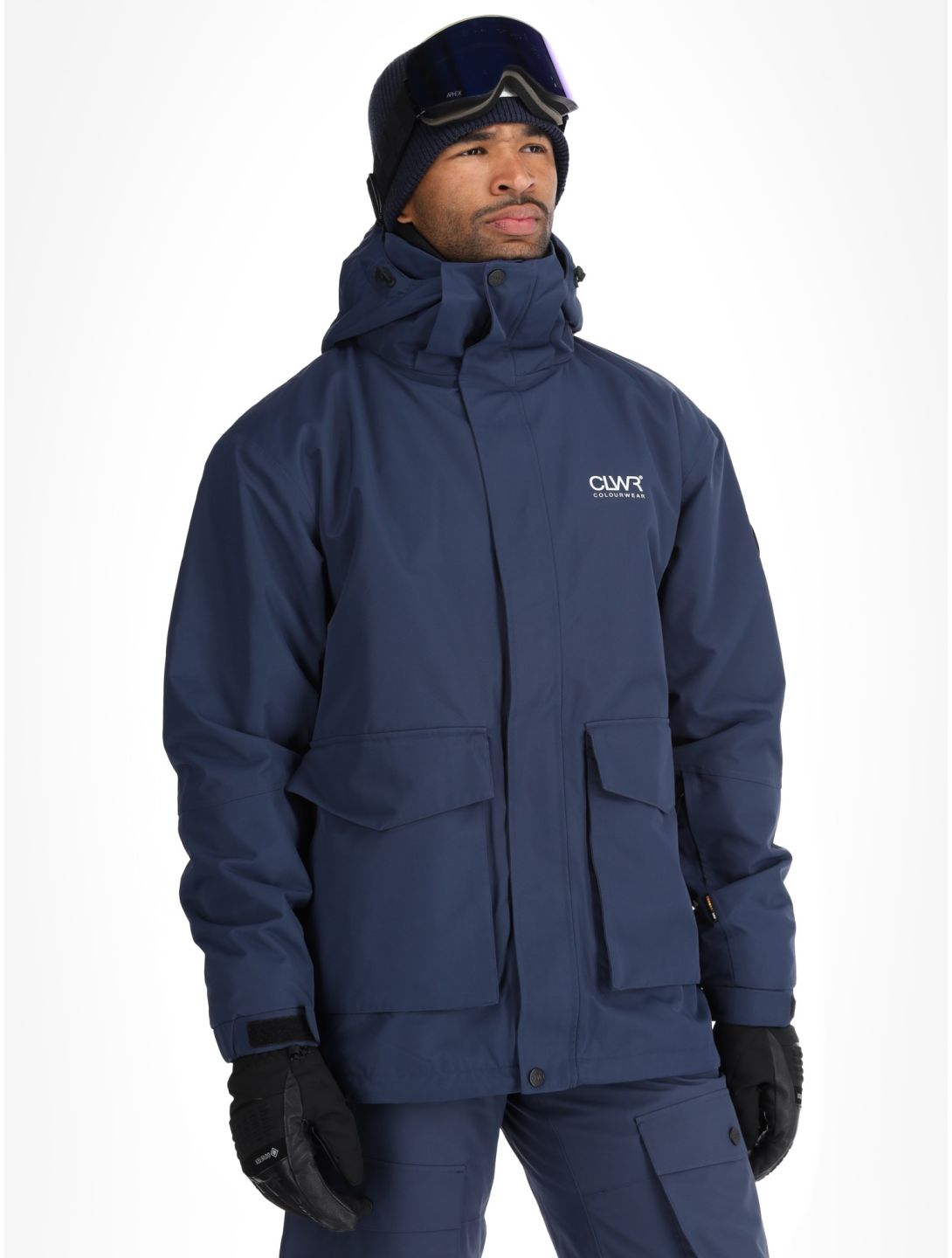 ColourWear, U Mountain Cargo ski-jas unisex Navy blauw 