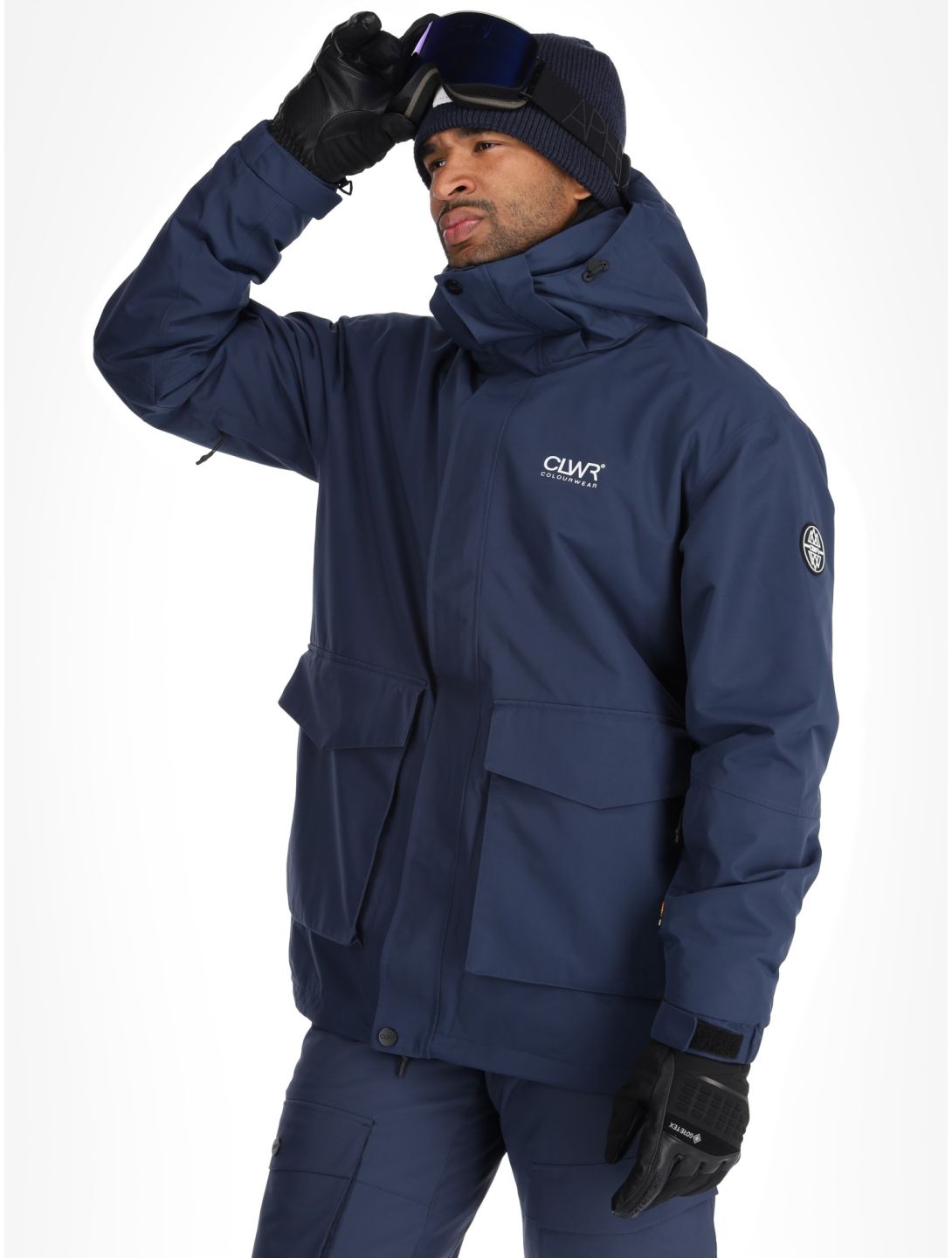 ColourWear, U Mountain Cargo ski-jas unisex Navy blauw 