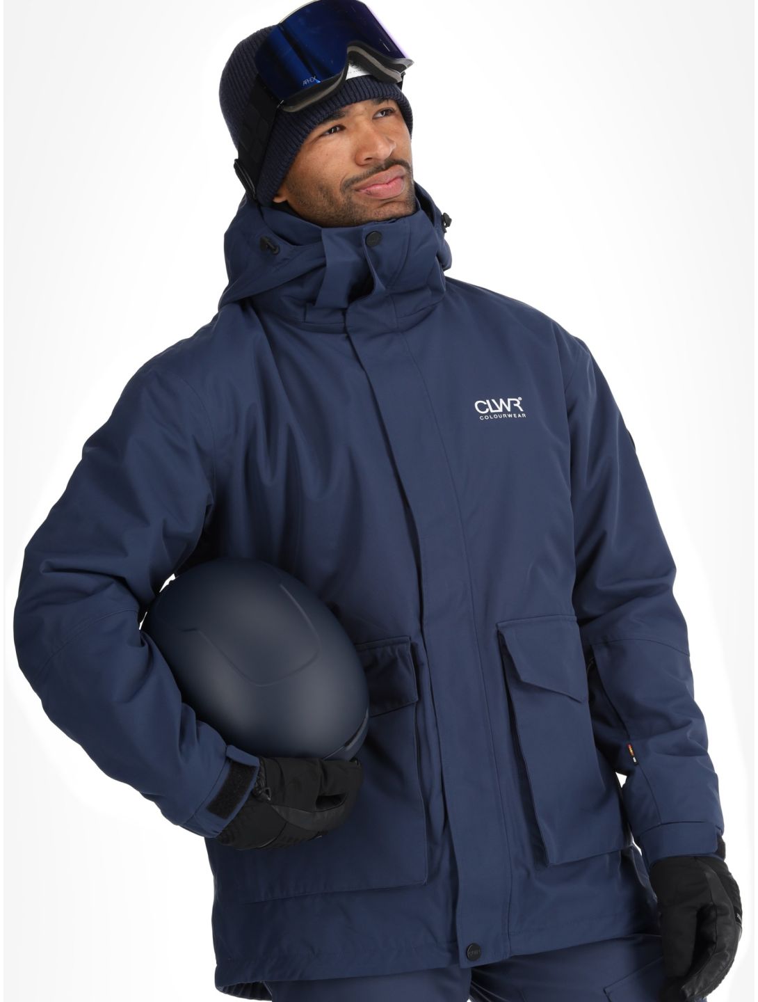 ColourWear, U Mountain Cargo ski-jas unisex Navy blauw 