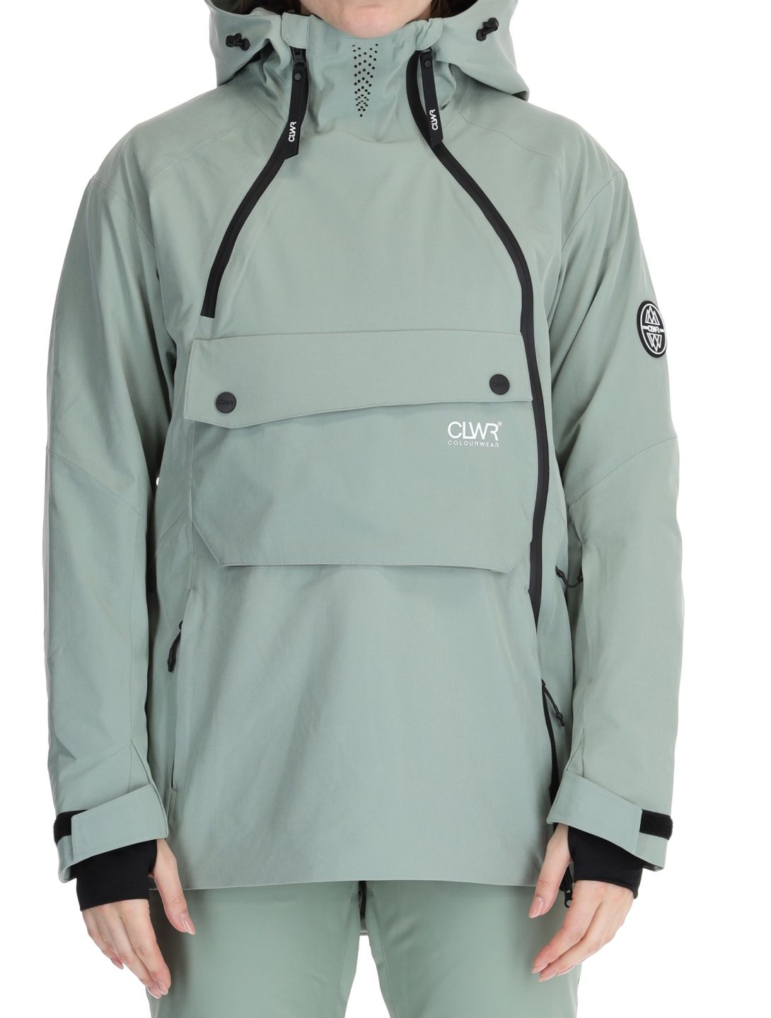 ColourWear, W Cake 2.0 ski-jas dames Light Sage groen 