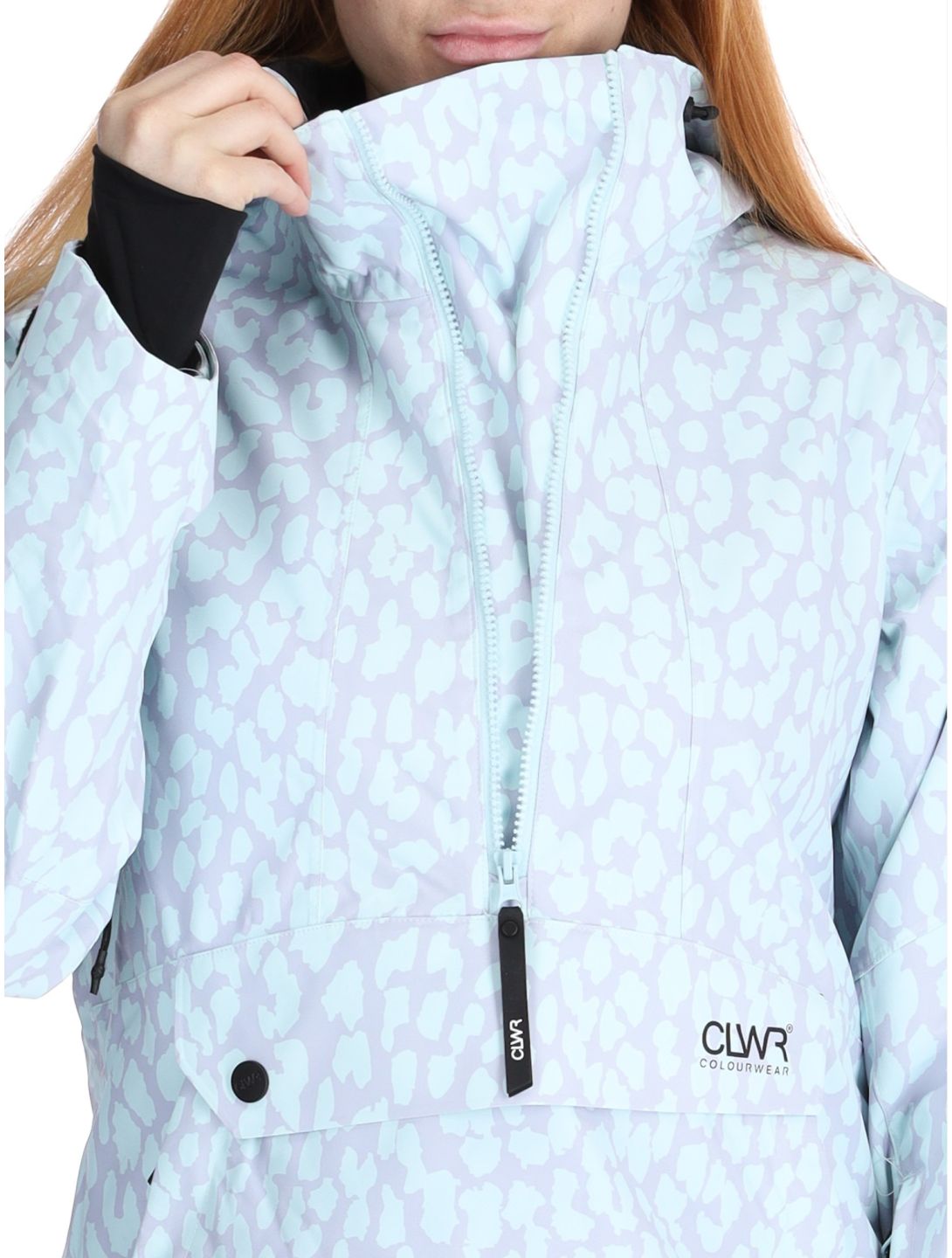 ColourWear, W Homage 2.0 AF Anorak dames Leopard Lilac Paars 