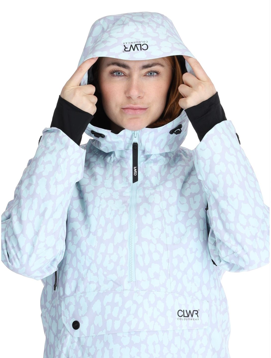 ColourWear, W Homage 2.0 AF Anorak dames Leopard Lilac Paars 