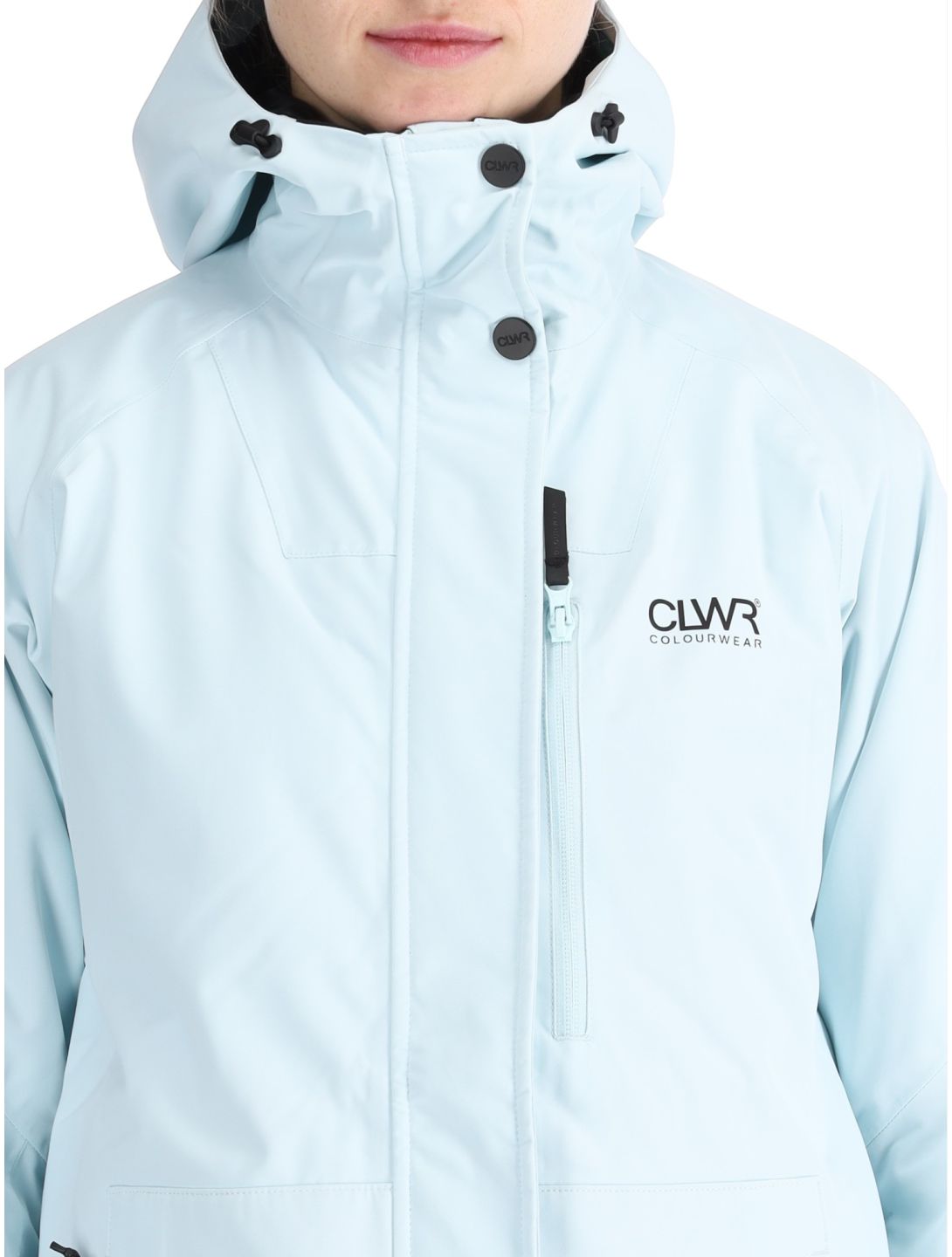 ColourWear, W Macaron AA Jas gevoerd dames Light Blue Blauw 