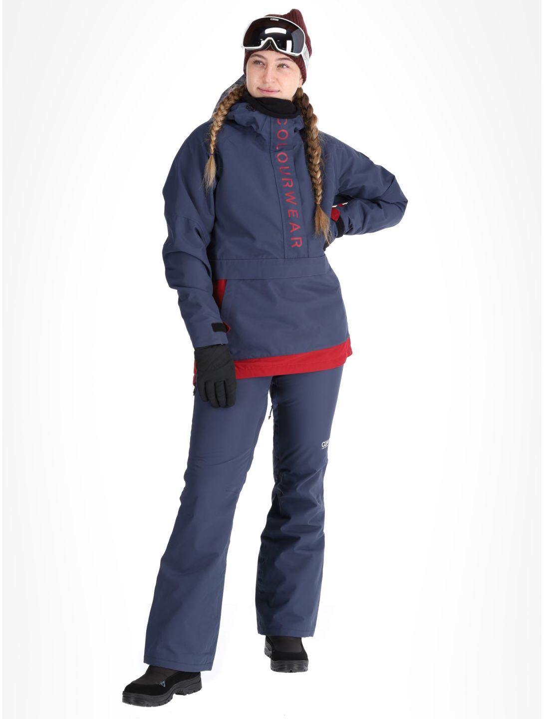 ColourWear, W Signature AF Anorak dames Navy Blauw 