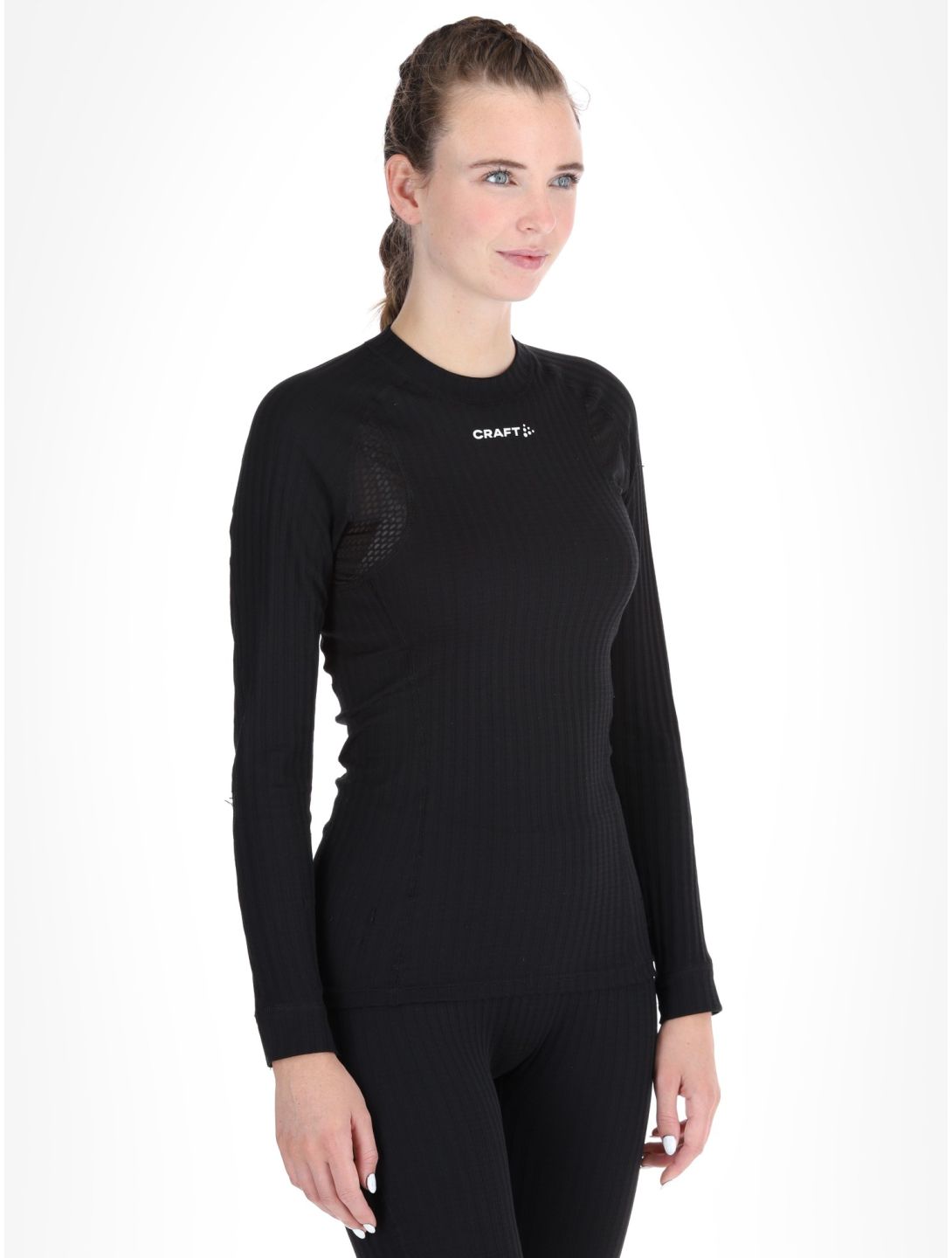 Craft, Active Extreme X Crewneck LS thermoshirt dames Black zwart 