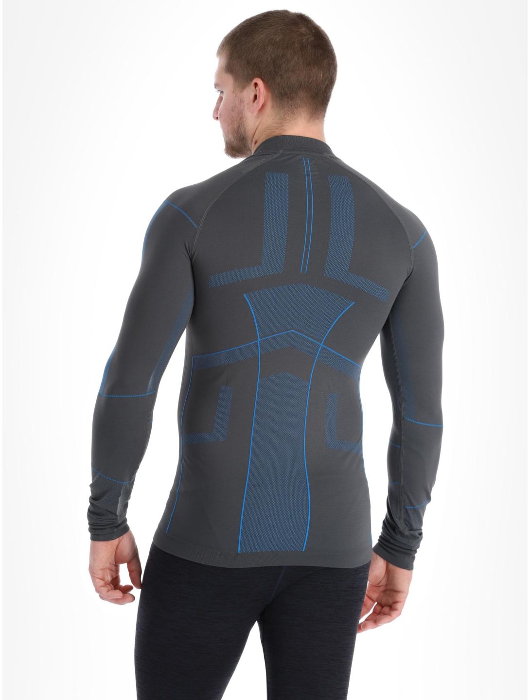 Craft, Active Intensity Crewneck LS thermoshirt heren Granite-Ray blauw, grijs 