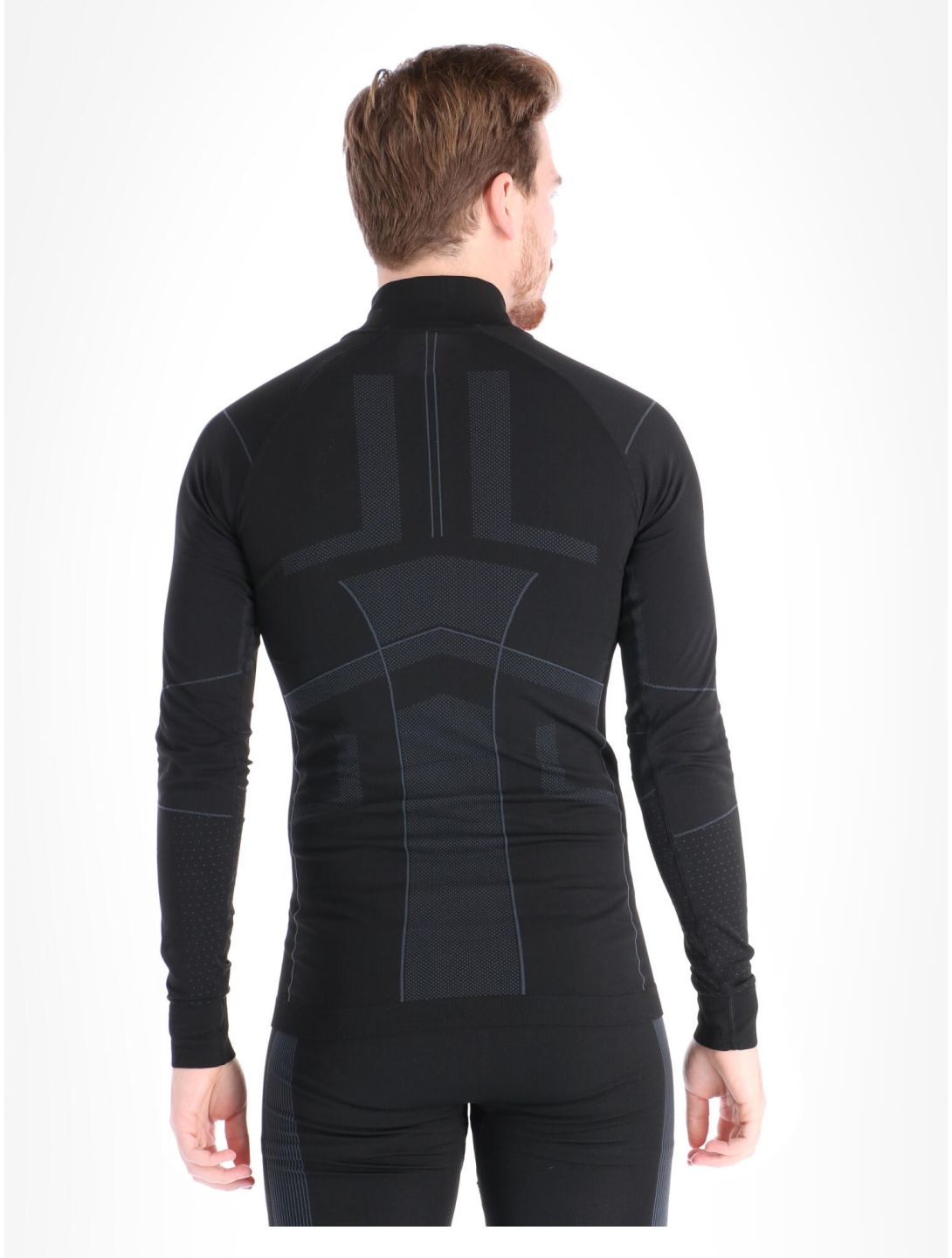 Craft, Active Intensity Zip thermoshirt heren Black / Asphalt zwart 