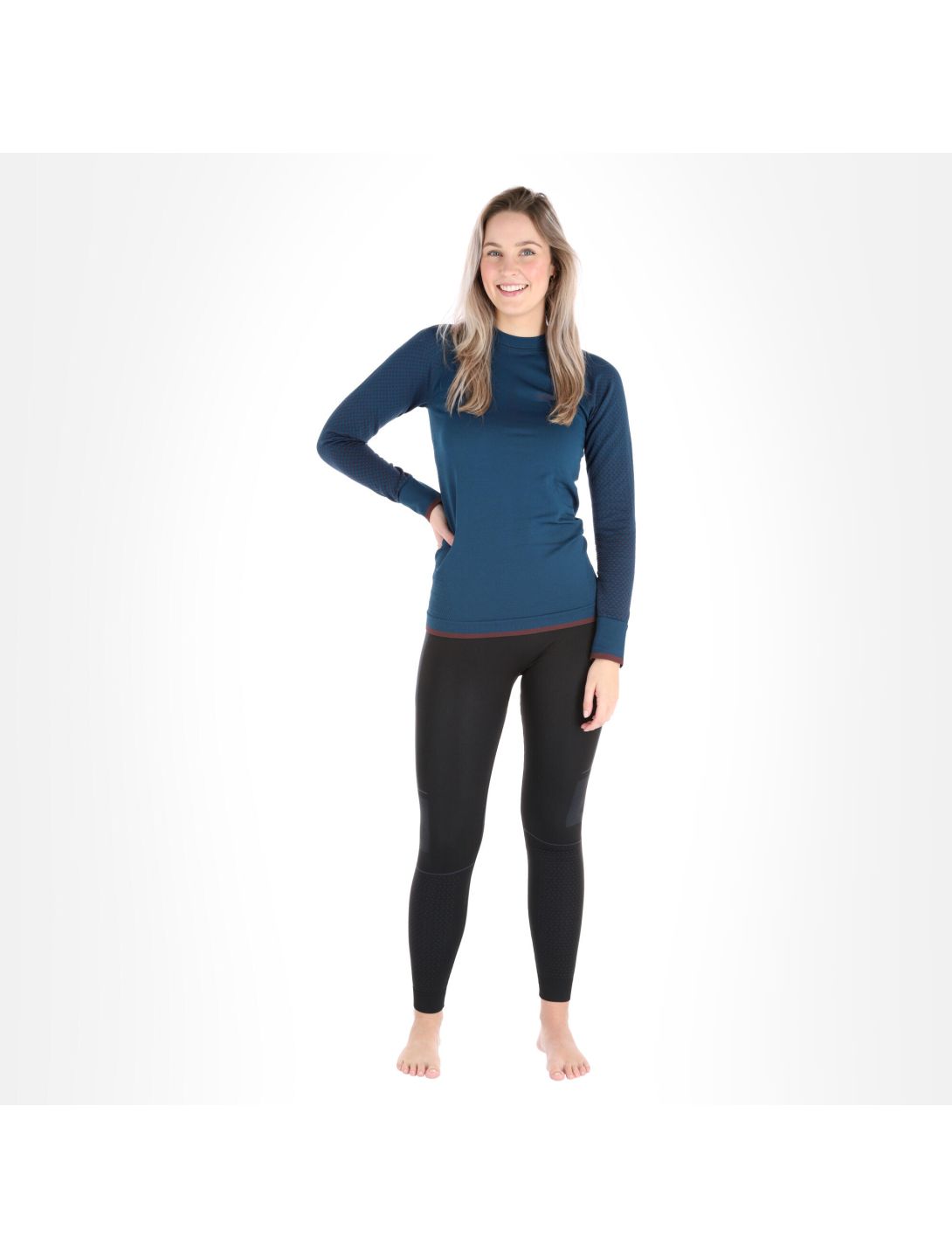 Craft, Adv Fuseknit Intensity Ls W thermoshirt dames beat Blauw