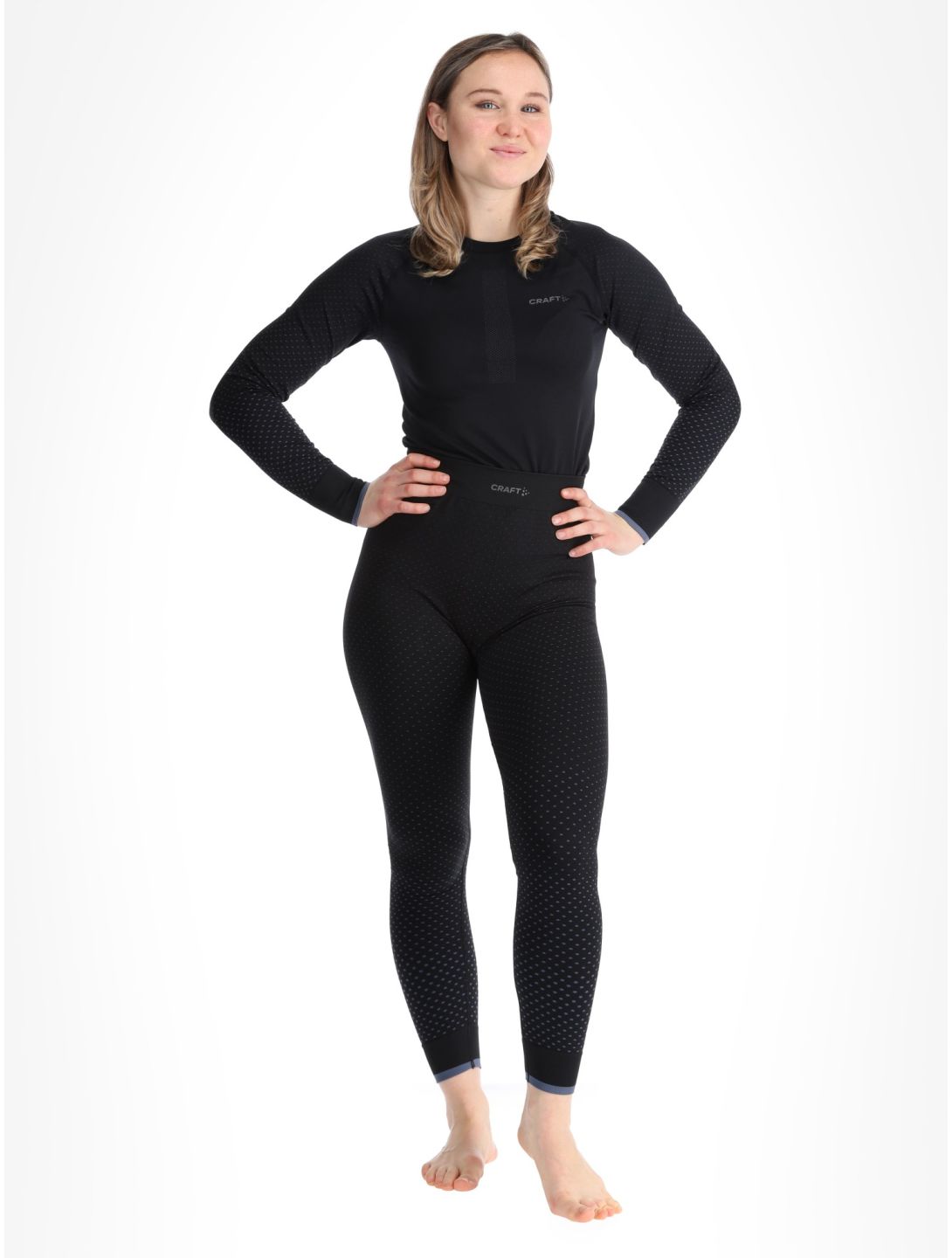 Craft, Adv Warm Intensity FB Thermobroek dames Black Zwart 