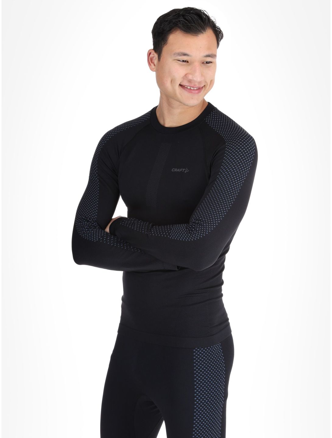 Craft, Adv Warm Intensity LS FA Thermoshirt heren Black Zwart 