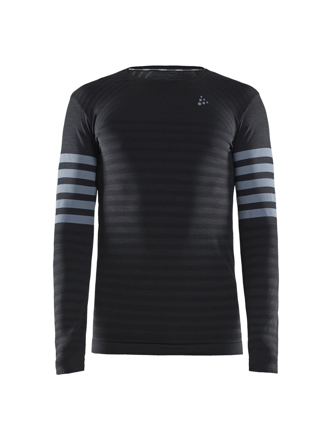 Craft, Fuseknit Comfort Rn Ls M thermoshirt heren asphalt Grijs/Zwart