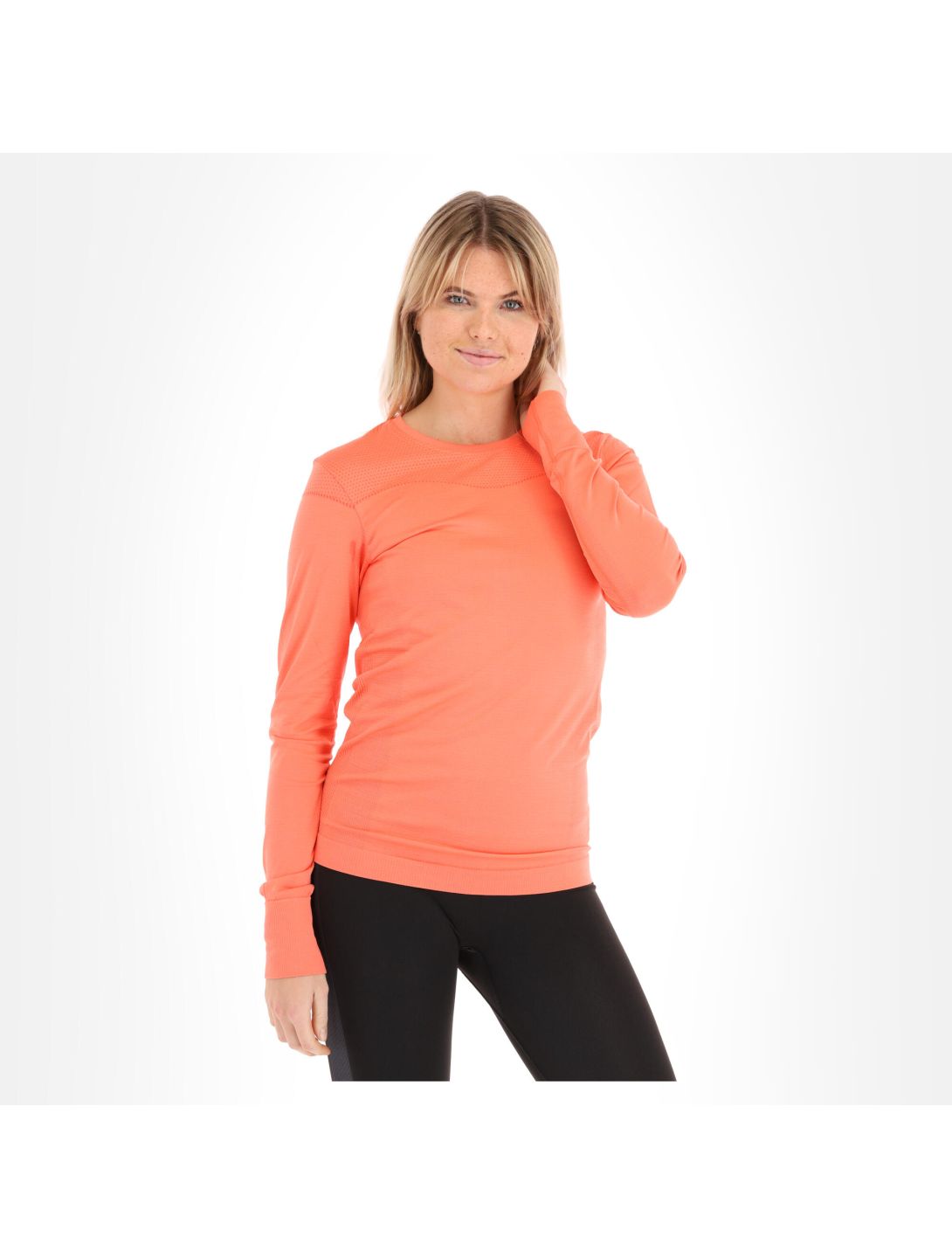 Craft, Fuseknit Comfort Rn Ls W thermoshirt dames trace Roze