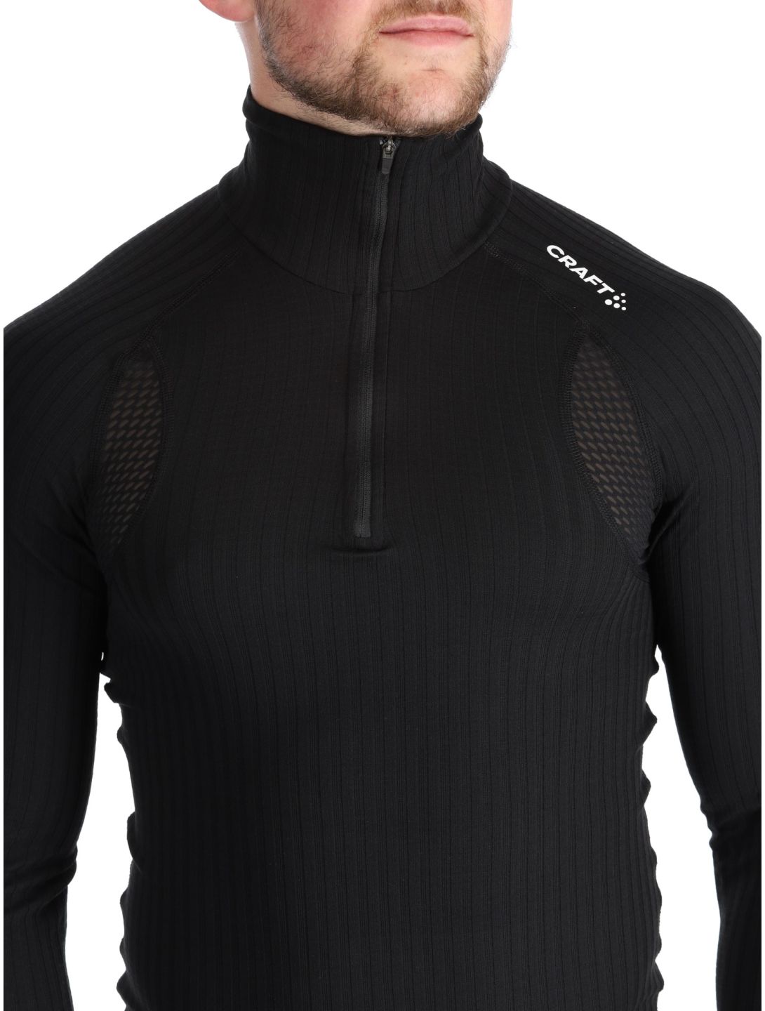 Craft, Pro Active Extreme X Zip LS skipully heren Black zwart 